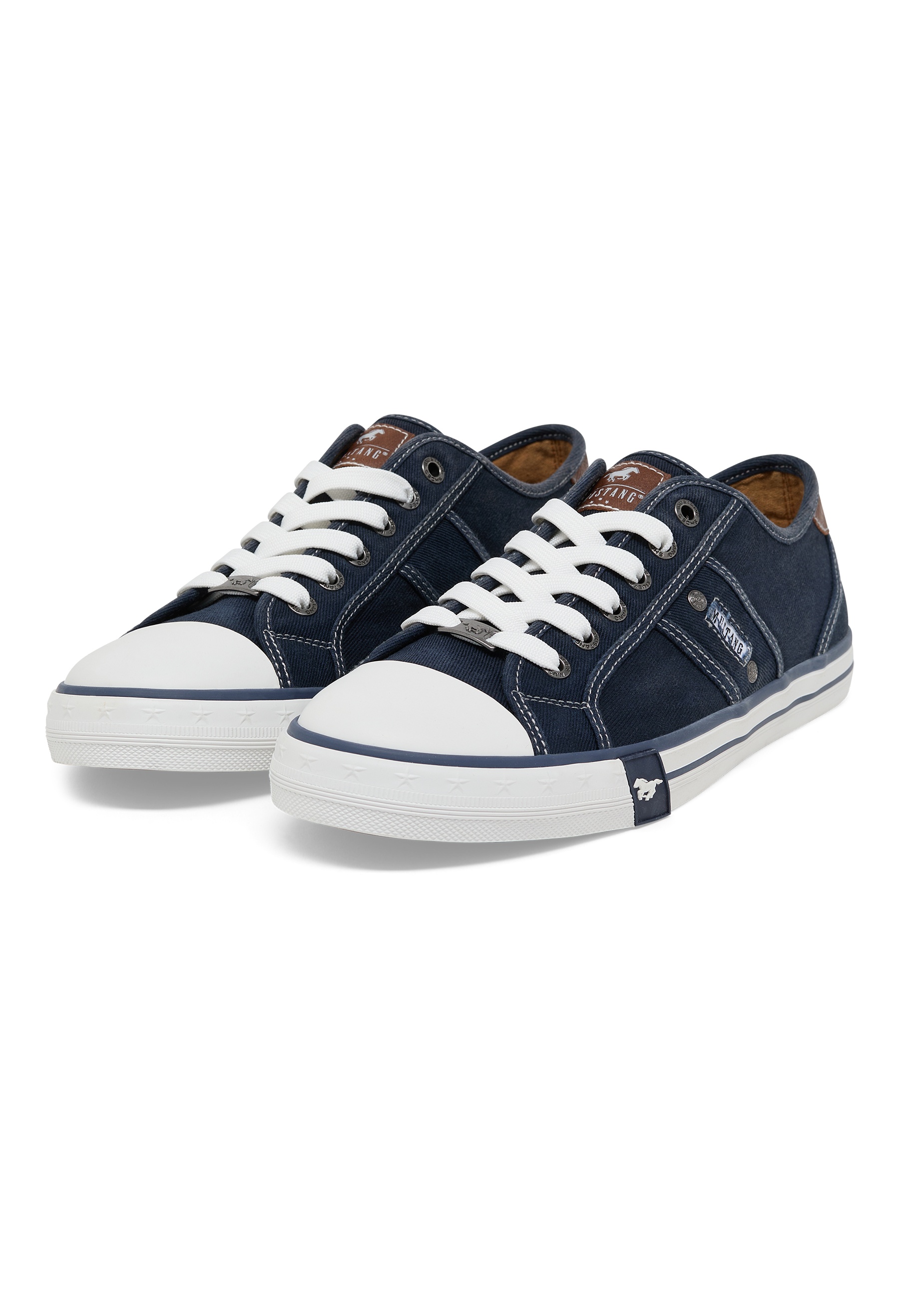 Sneaker, Lowtop, Canvas, Navy, White-soled