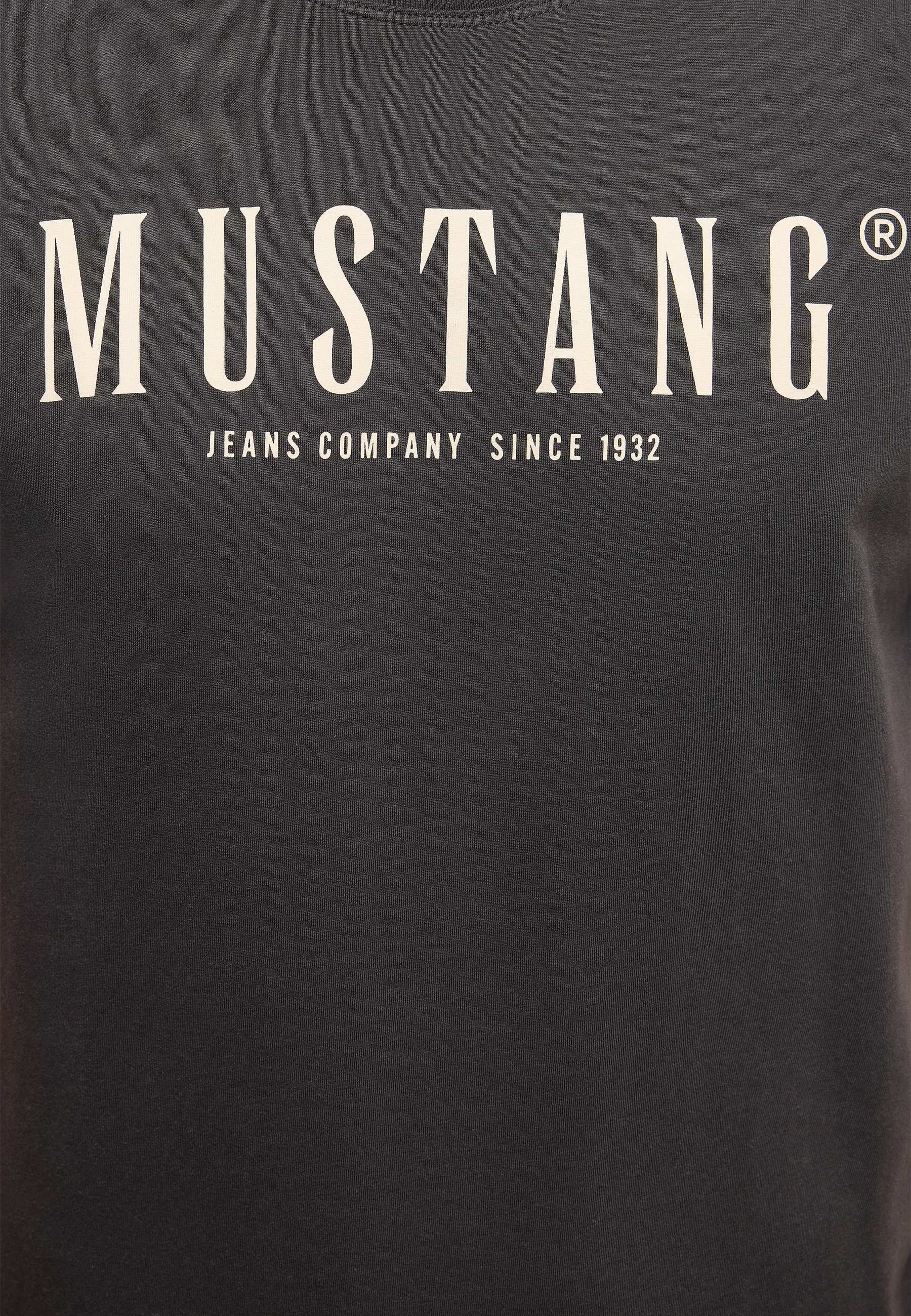 Mustang, Tee, T-Shirt, Crewneck, Print