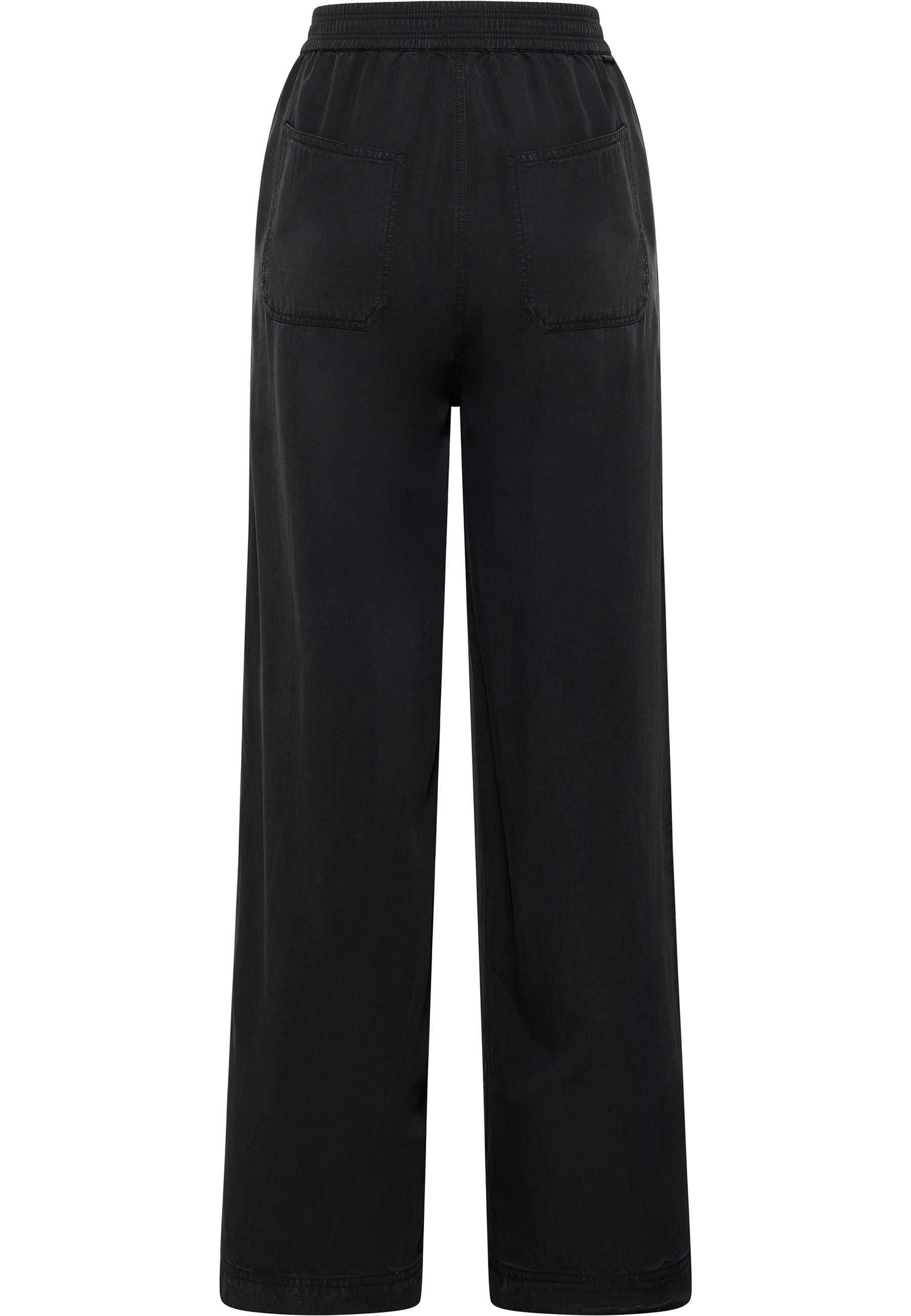 Hose, Schwarz, Cargohose, weiten Schnitt, Gummibund