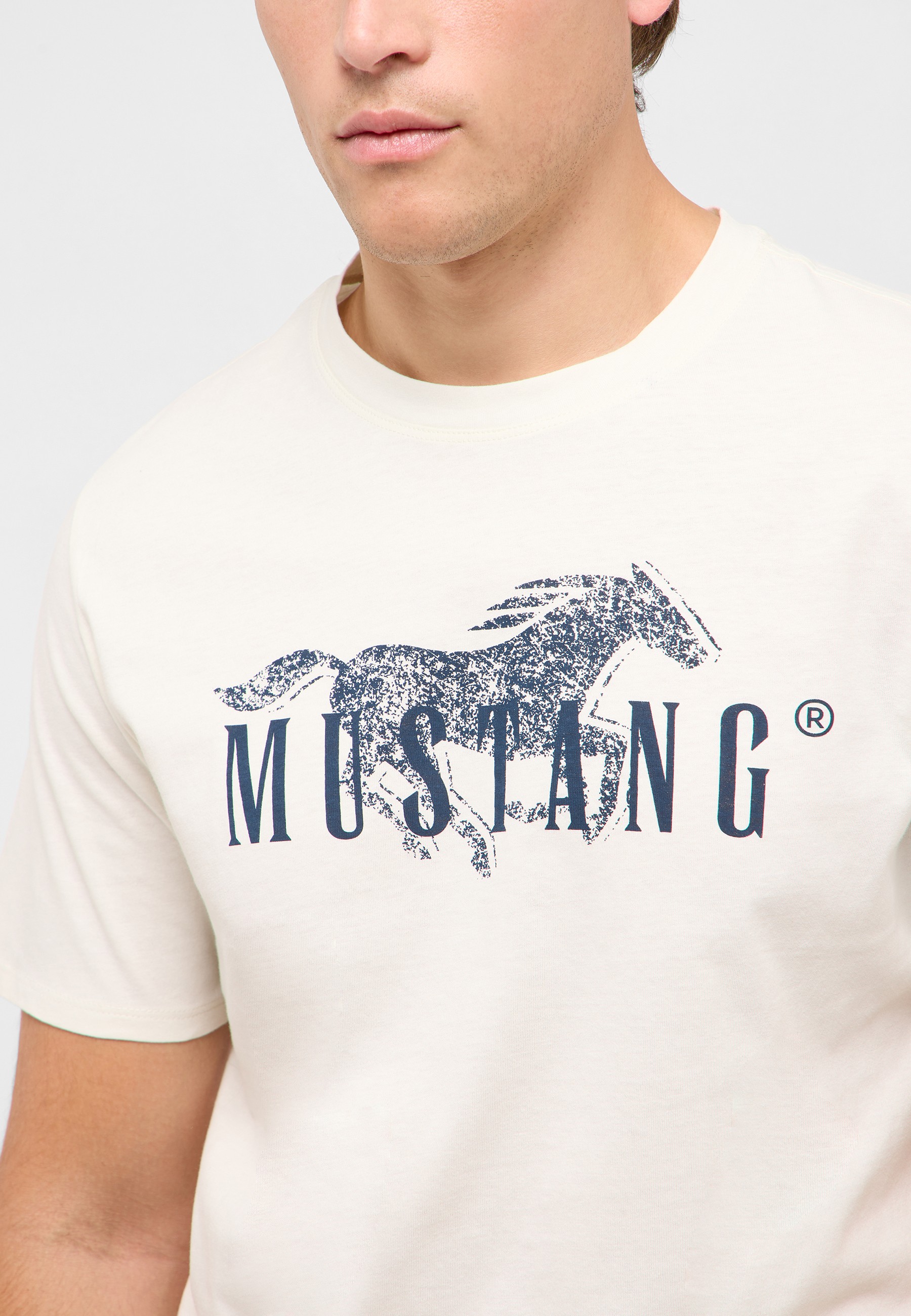 T-Shirt, Mustang, Graphic, Crewneck, Short sleeve
