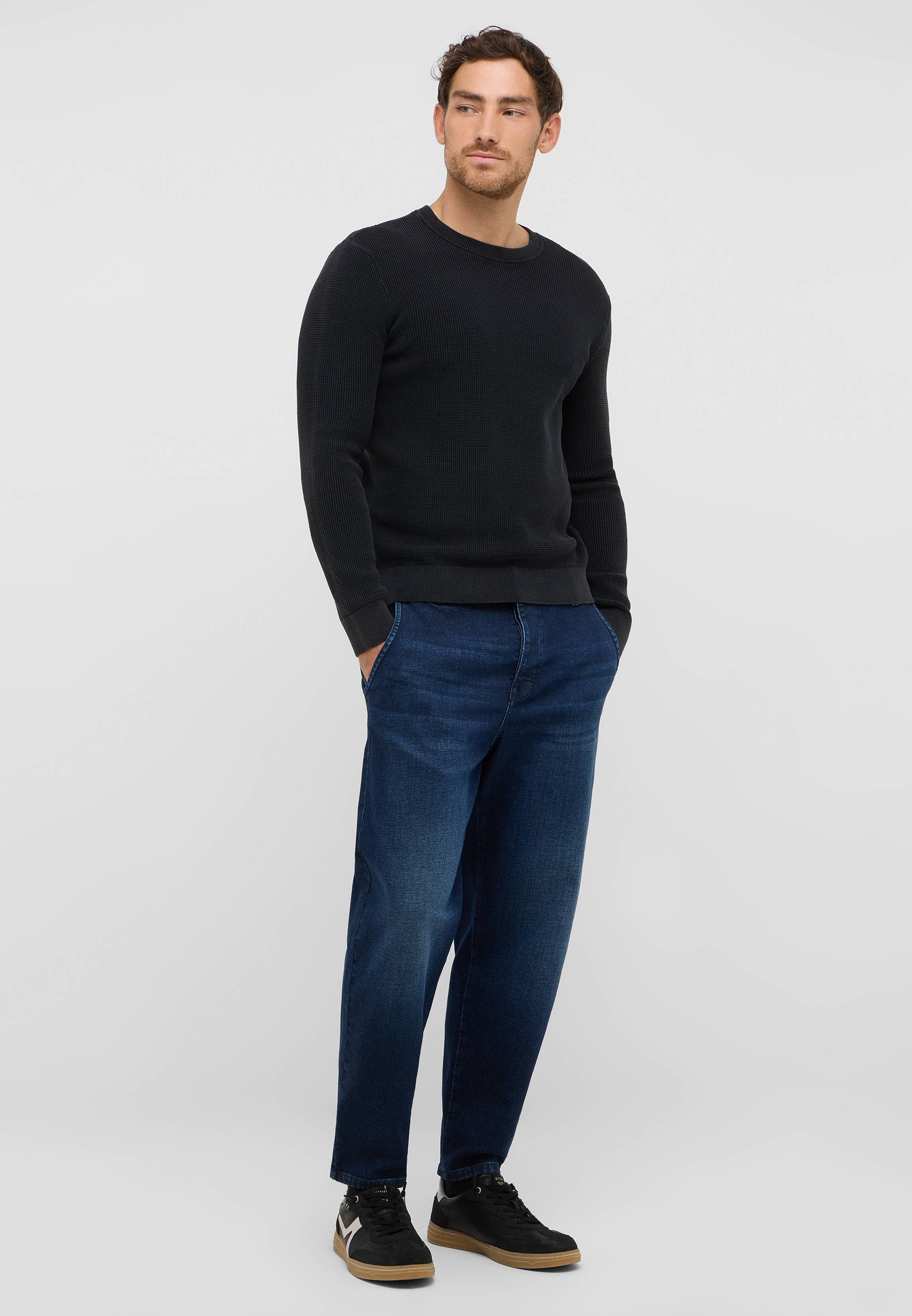 Hosen, Langarm, Jeans, Mann, Person