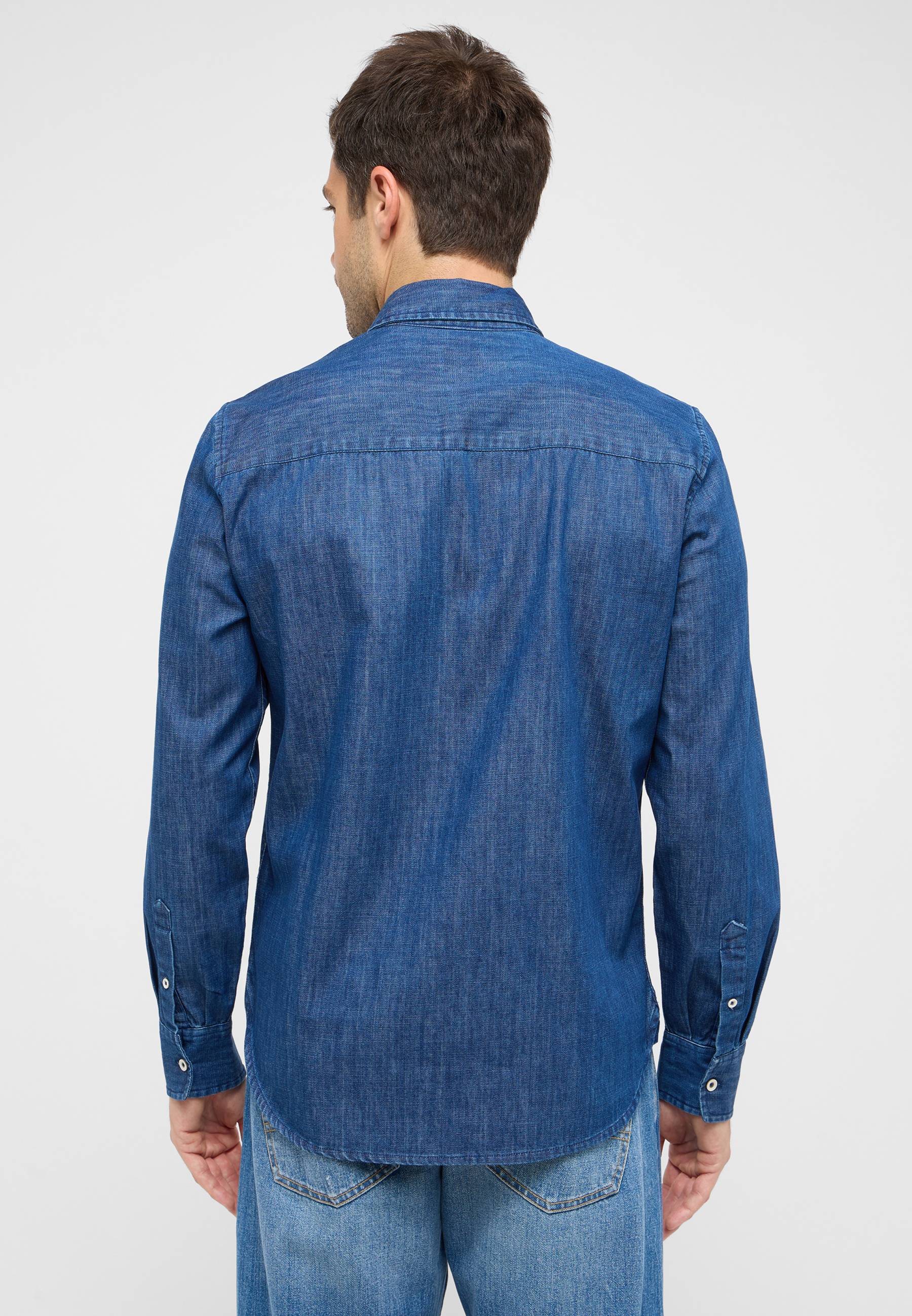 Hosen, Langarm, Jeans, Hemd, Person