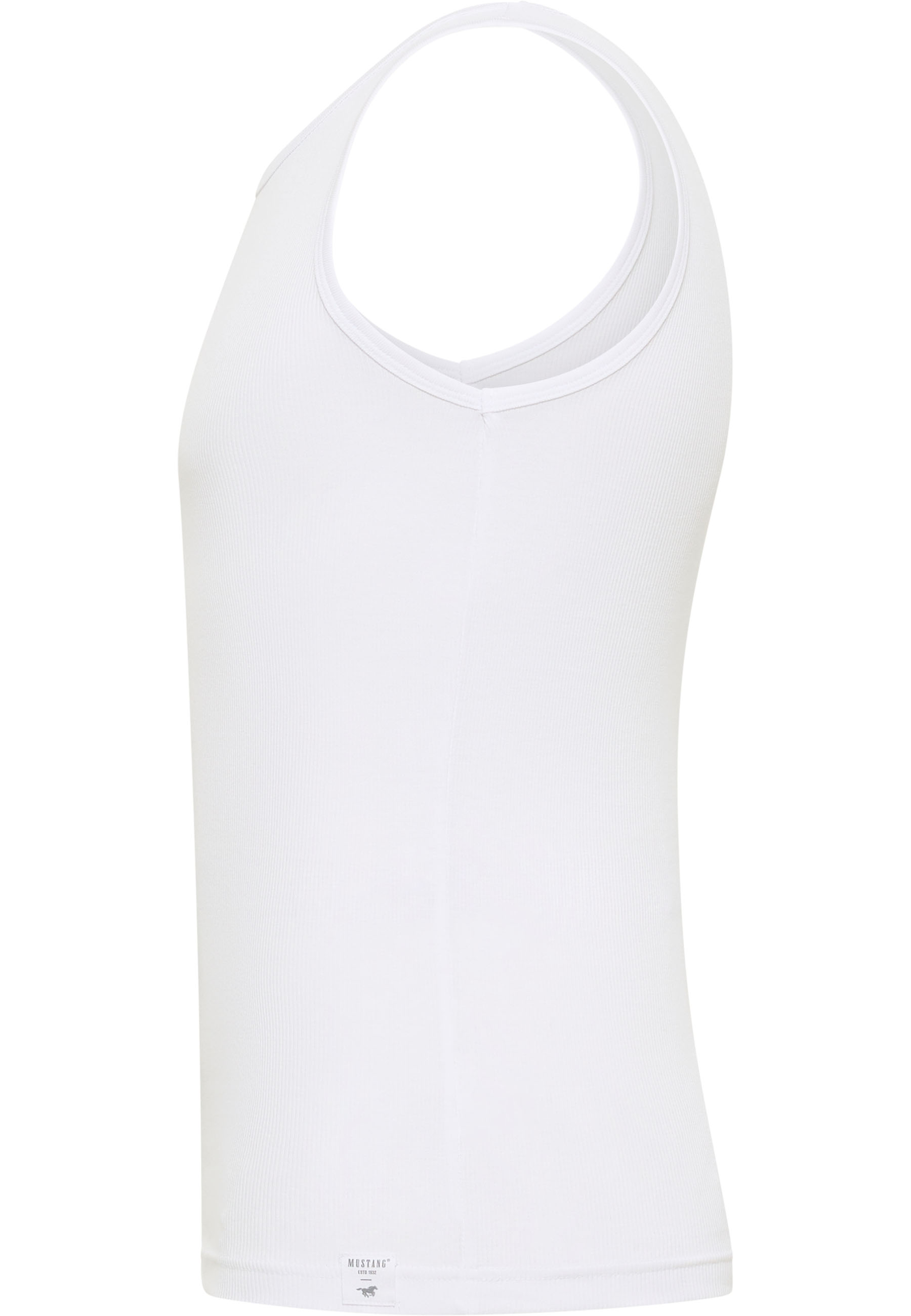 Tanktop, Weiß, riibbed,  sleeveless, Grundlage