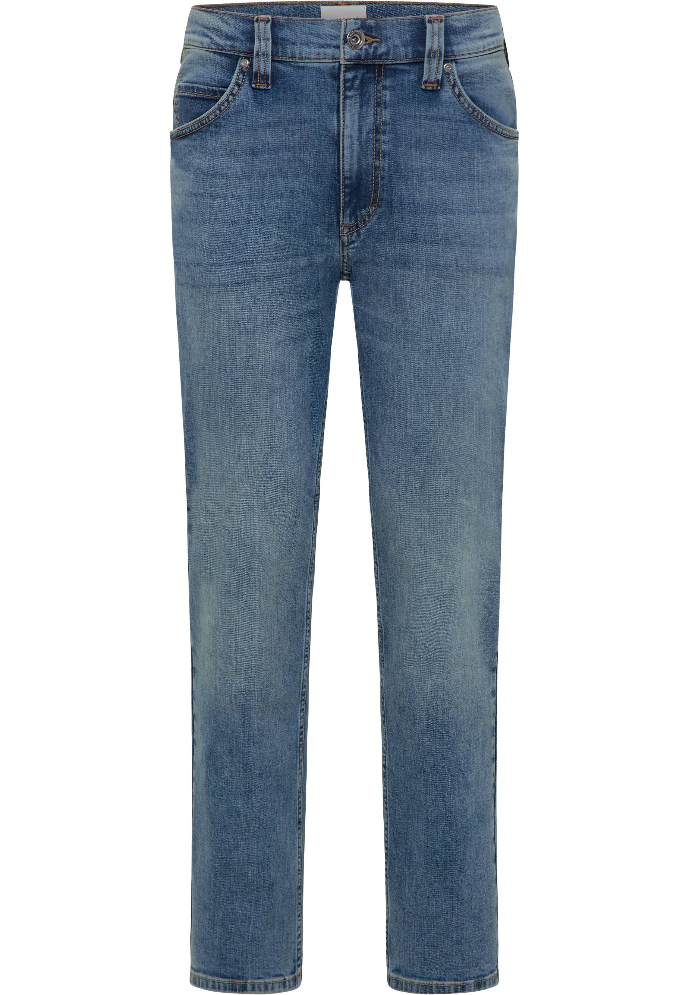 Mustang Herren Jeans Style Tramper Straight, blau mittel