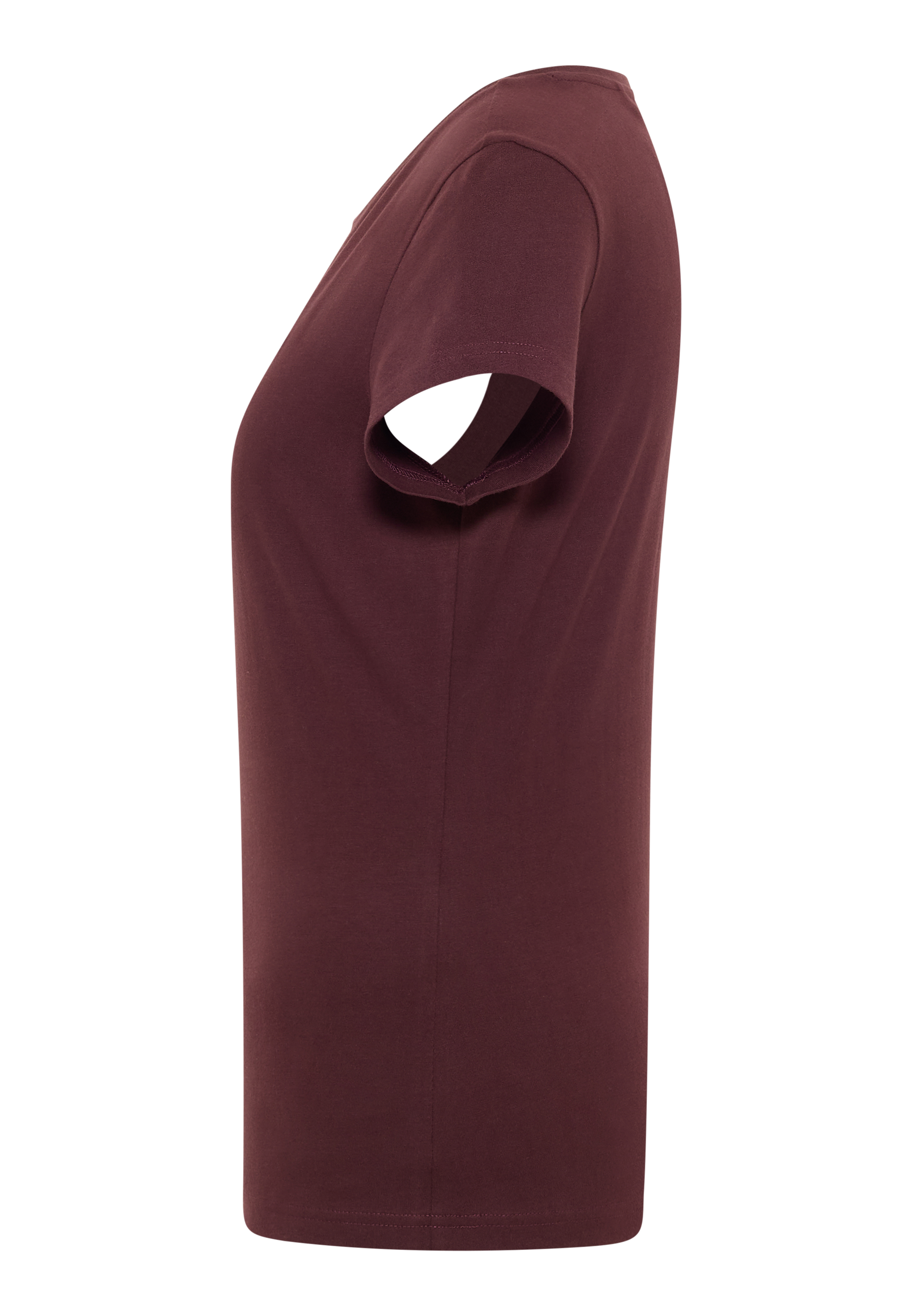 tshirt, crewneck, kurzarm, burgunder, basics_shirt