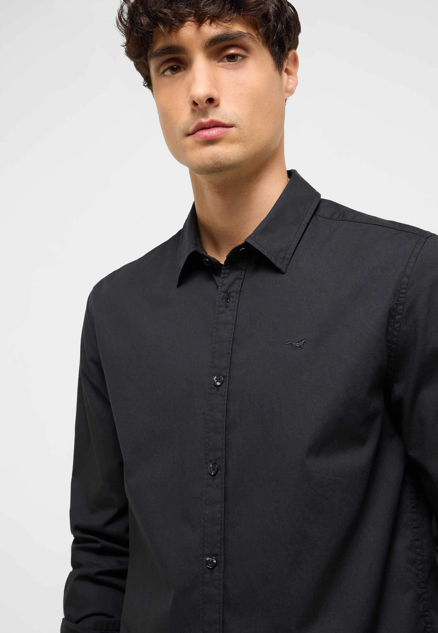 Hemd, Langarm, Kleid, Hemd, Mann, Person