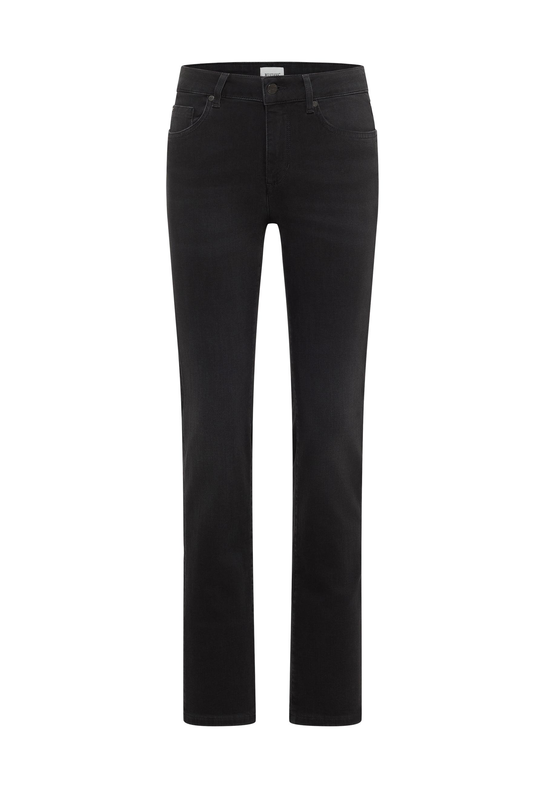 Jeans, Schwarz, Straight-leg, Fünf-Tockets, Denim