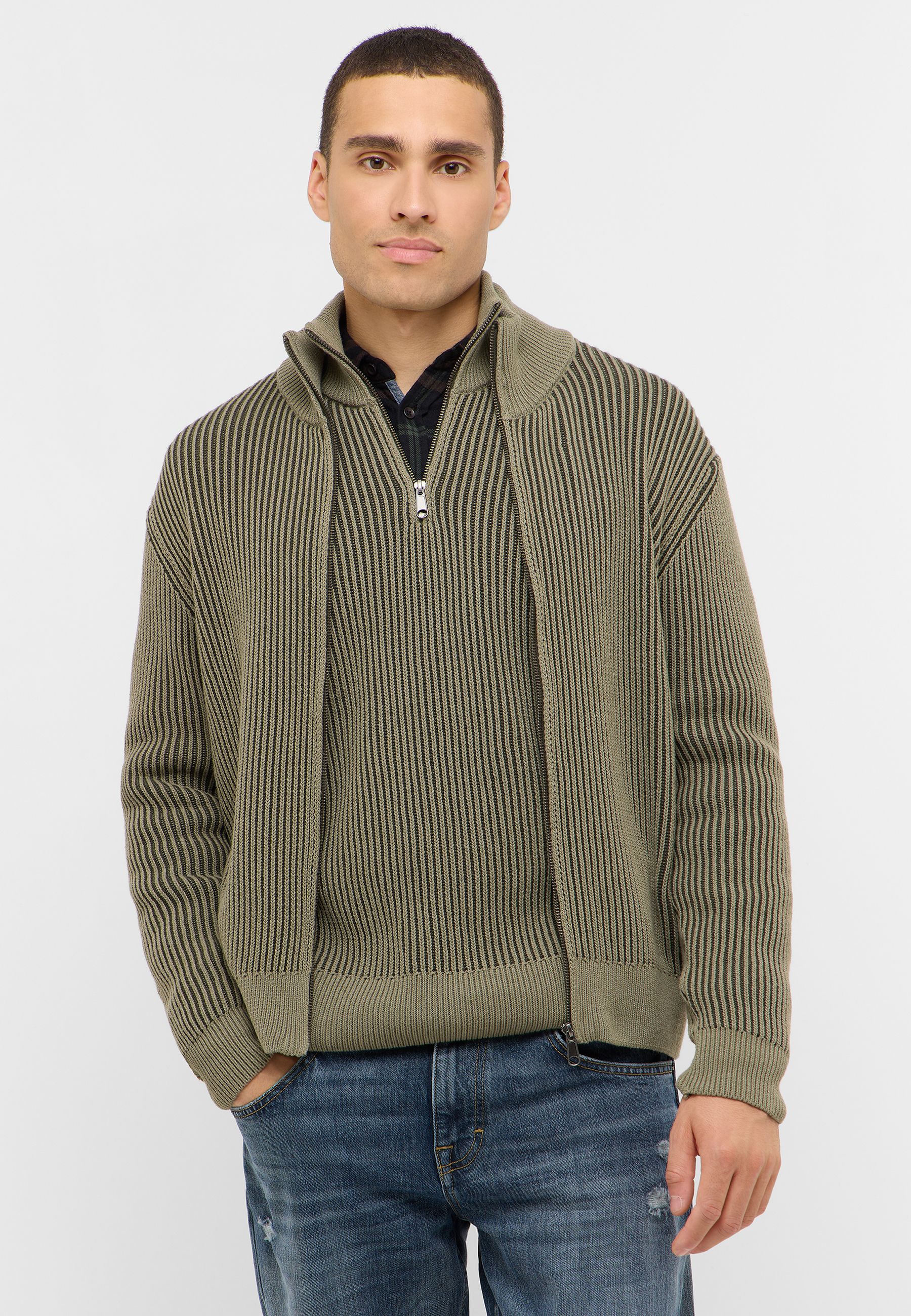 Bekleidung, Strickwaren, Pullover, Mantel, Jacke