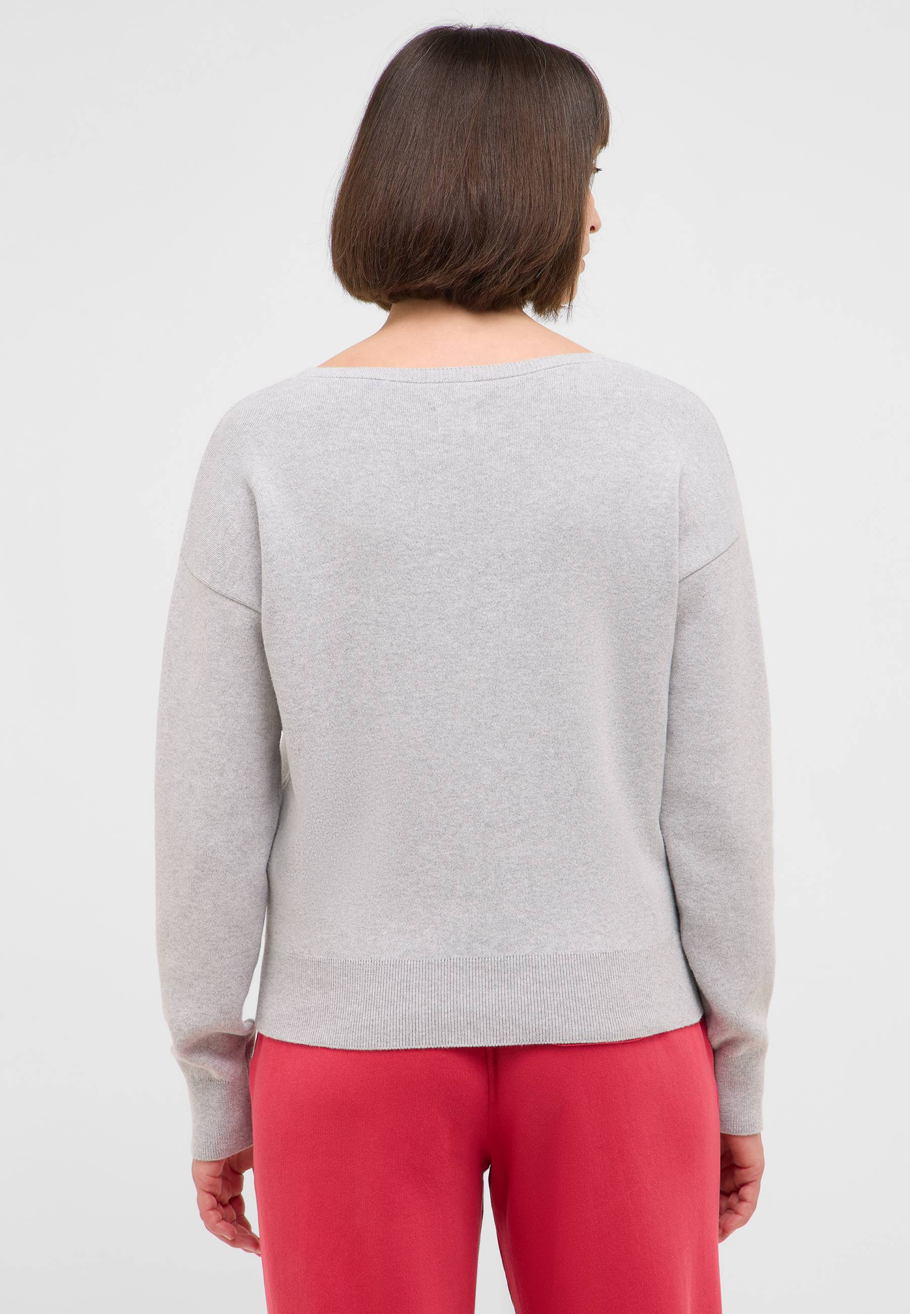 Langarm, Pullover, Erwachsener, Person, Frau