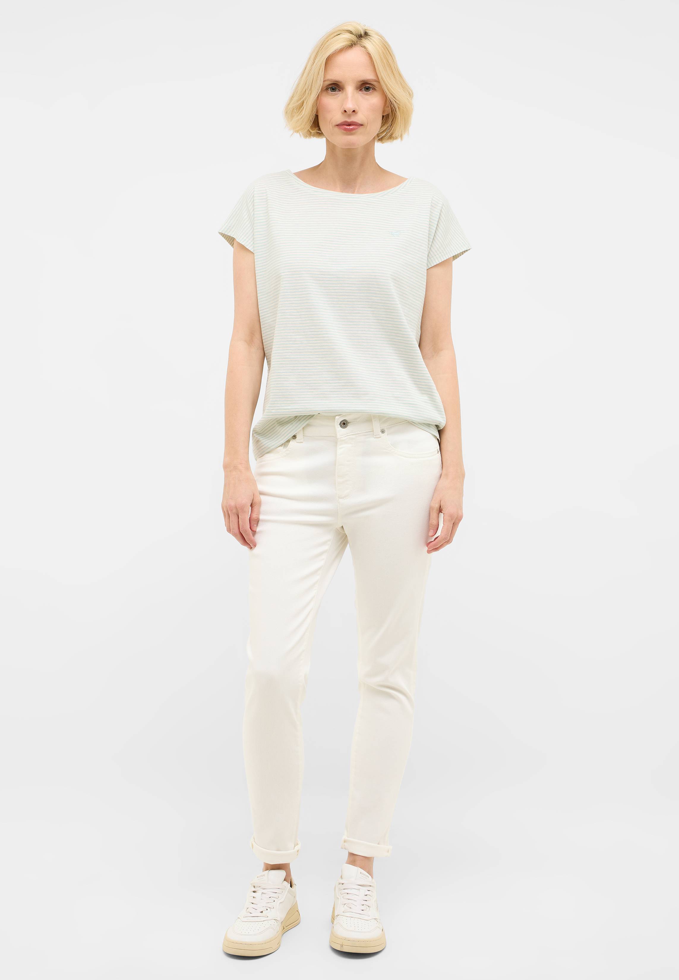 T-shirt, Bluse, Leinen, Hosen, Person