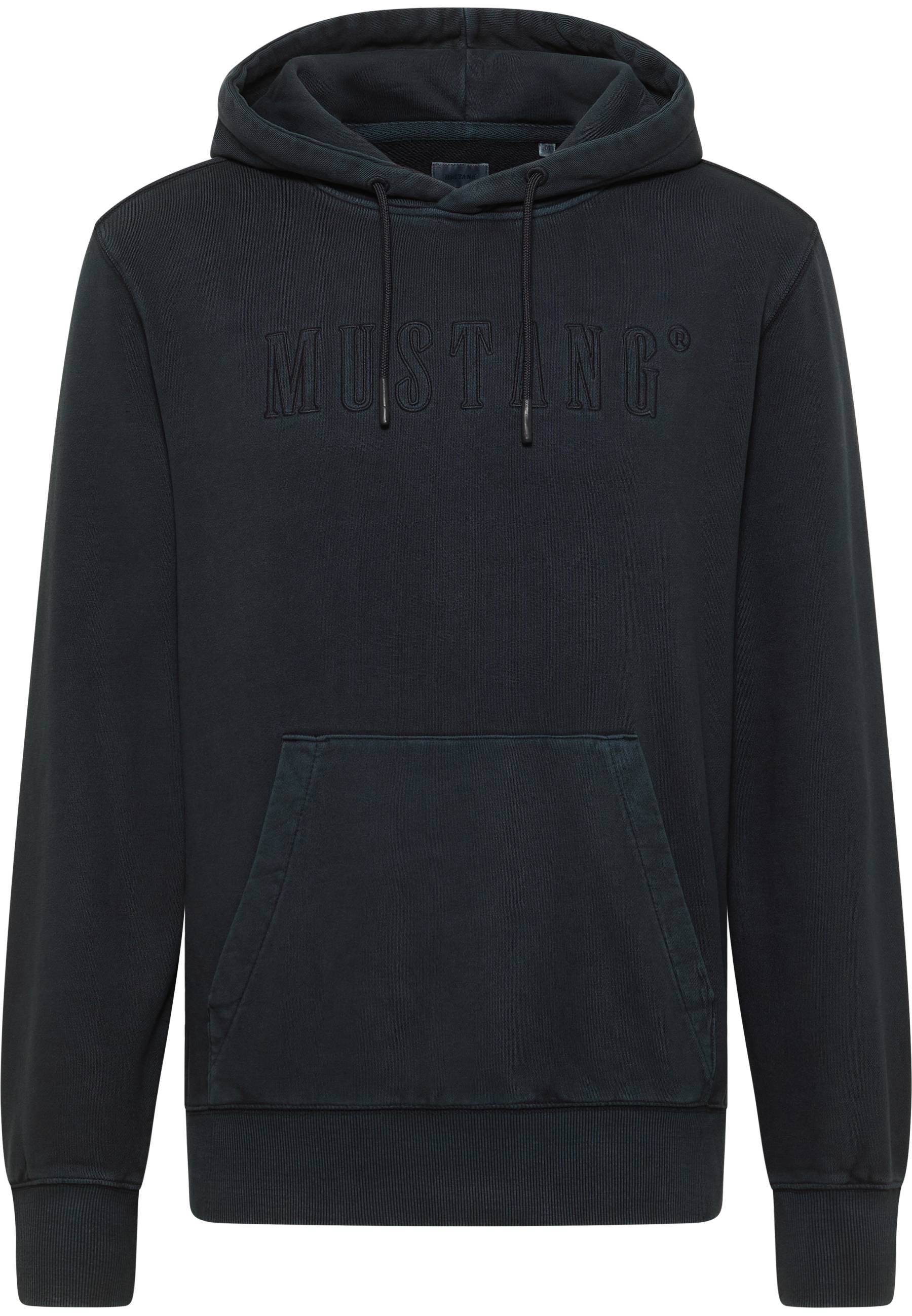 Mustang Herren Sweatshirt Style Eden, schwarz