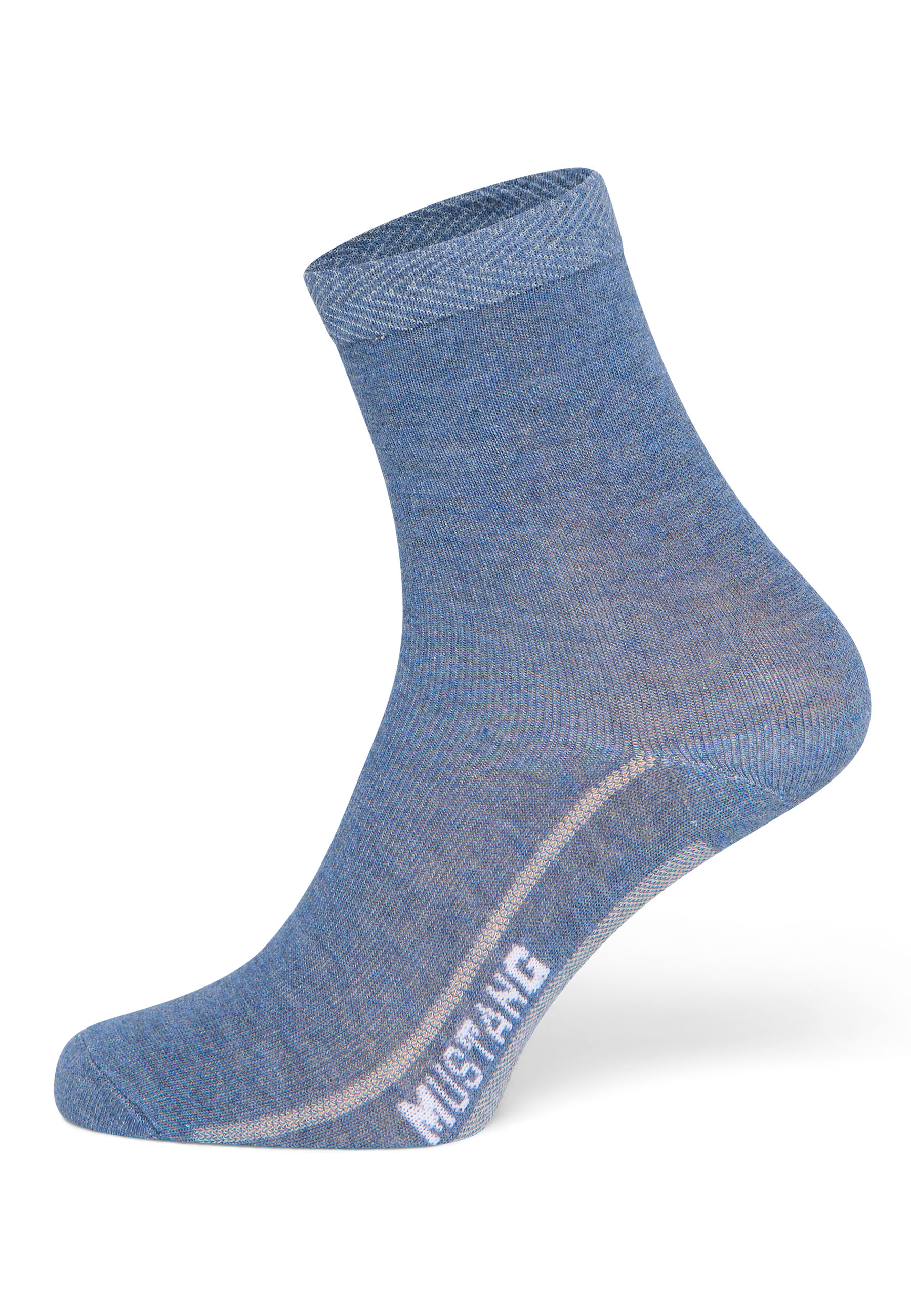 Socken, Blaue Socke, Knöchelhoch, Gemustert, Kunstfaser