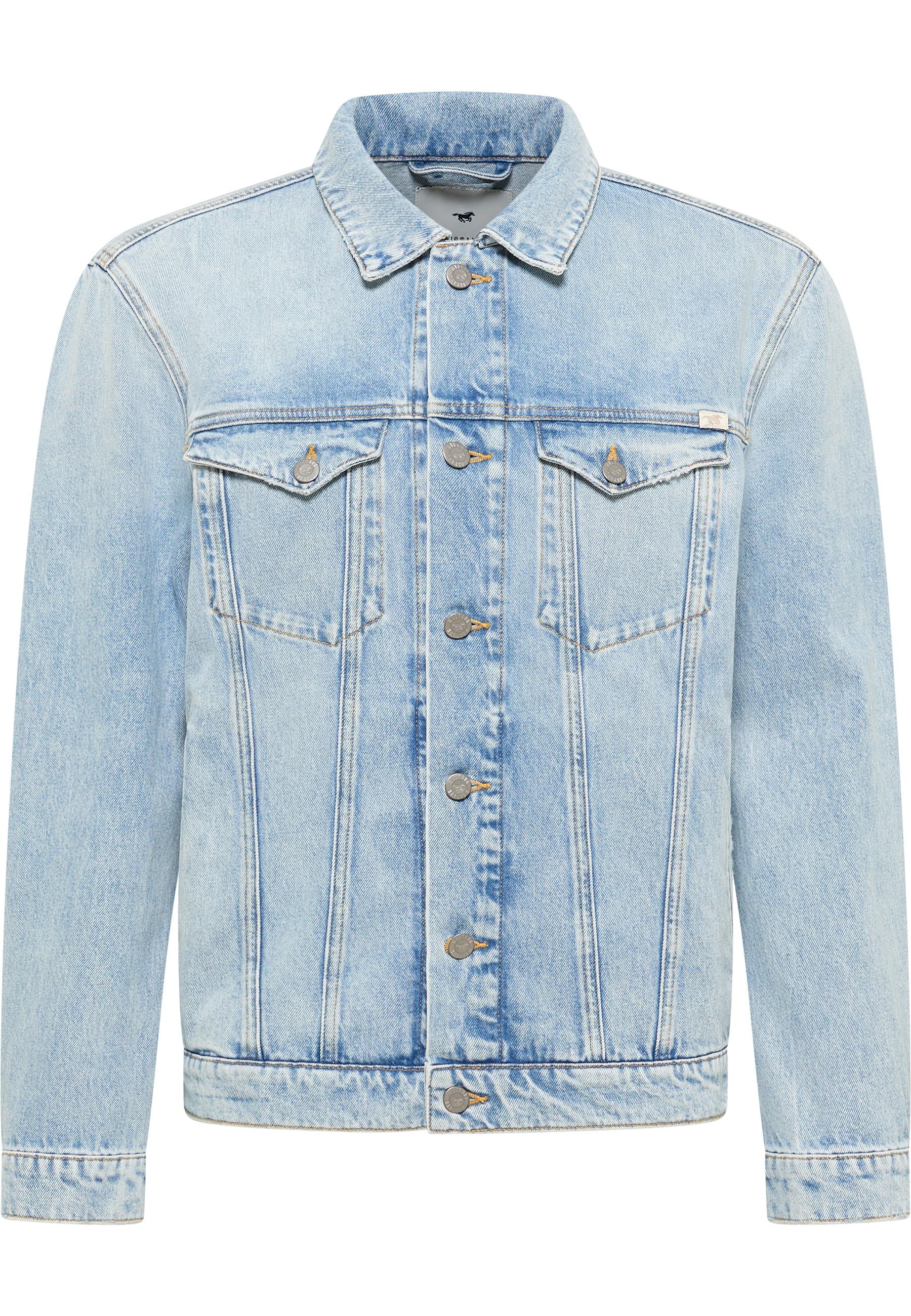 Mustang Herren Jacke Style Dallas Jacket, blau hell