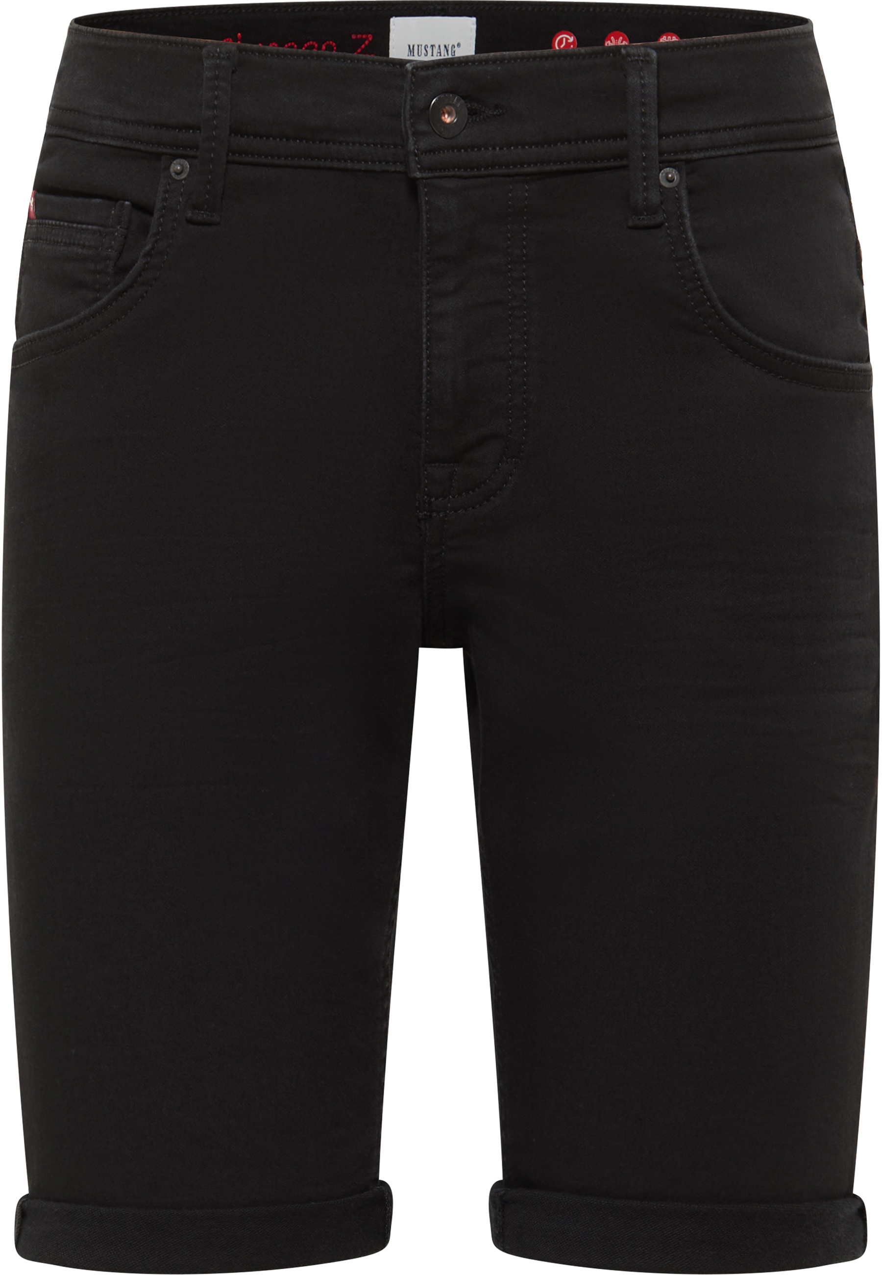 Mustang Herren Jeans-Short Style Chicago Shorts Z, schwarz dunkel