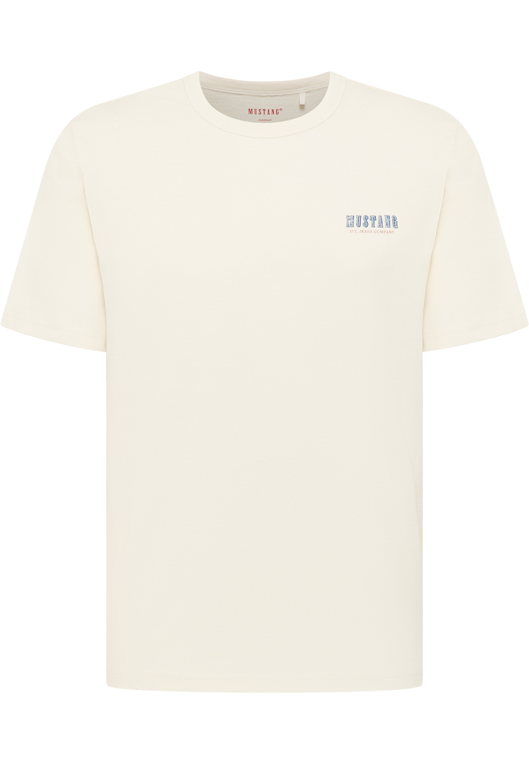 Mustang Herren T-Shirt Style Austin, offwhite
