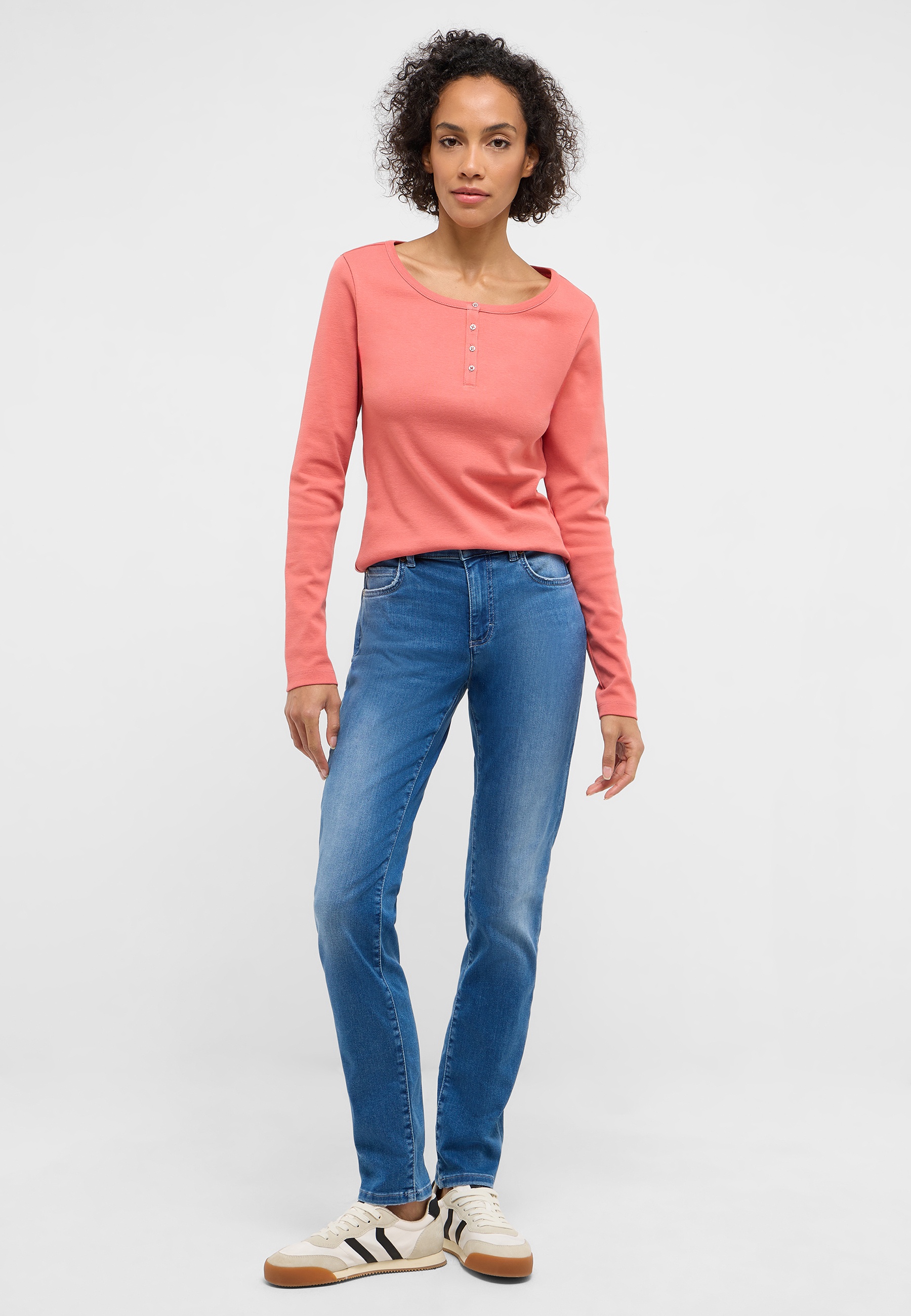 Hosen, Jeanshose, Langarm, Person, Mantel