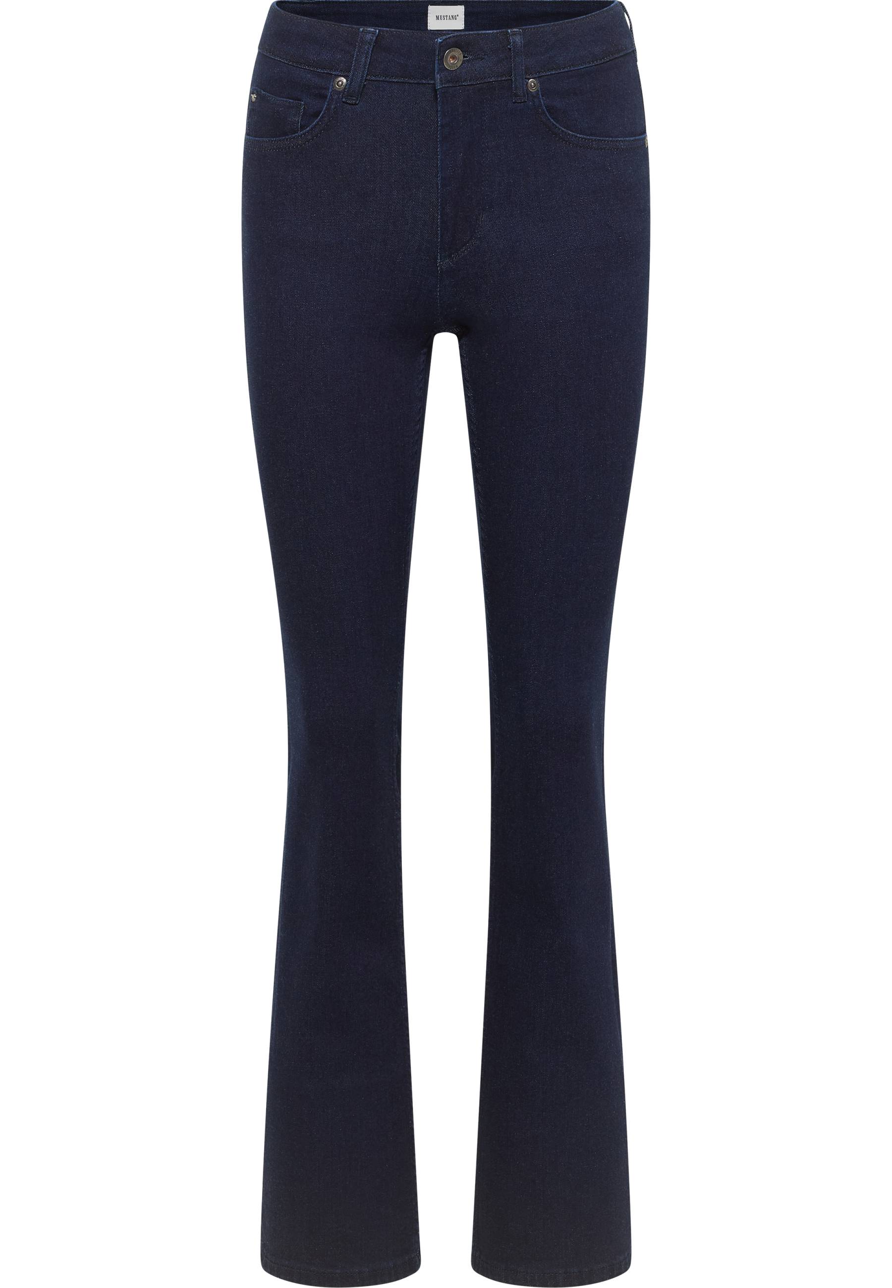 Mustang Damen Jeans Style Shelby Slim Boot, dunkelblau