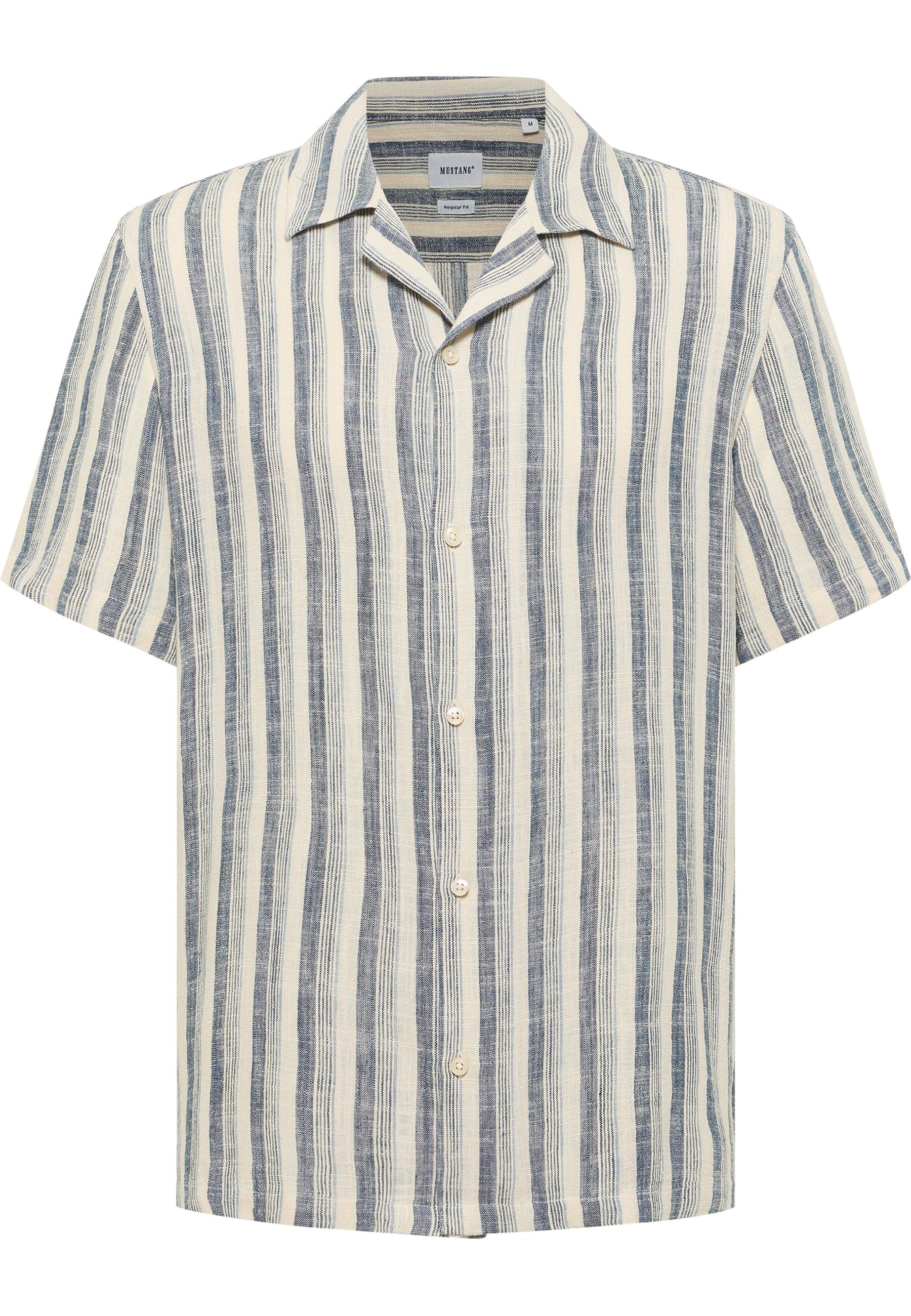 Mustang Herren Kurzarmhemd Style Layton, bunt