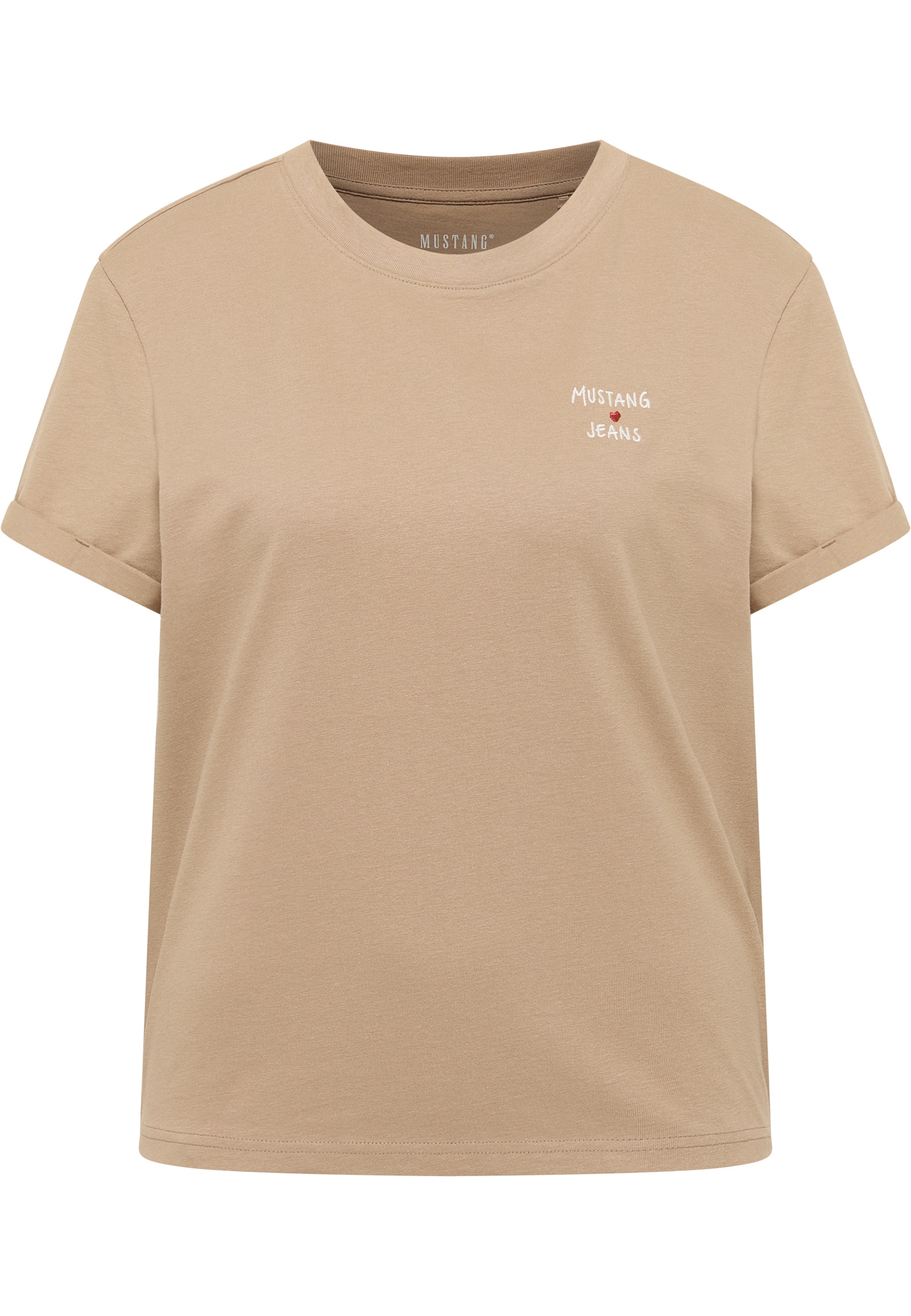 Mustang Damen T-Shirt Style Monroe, coffee