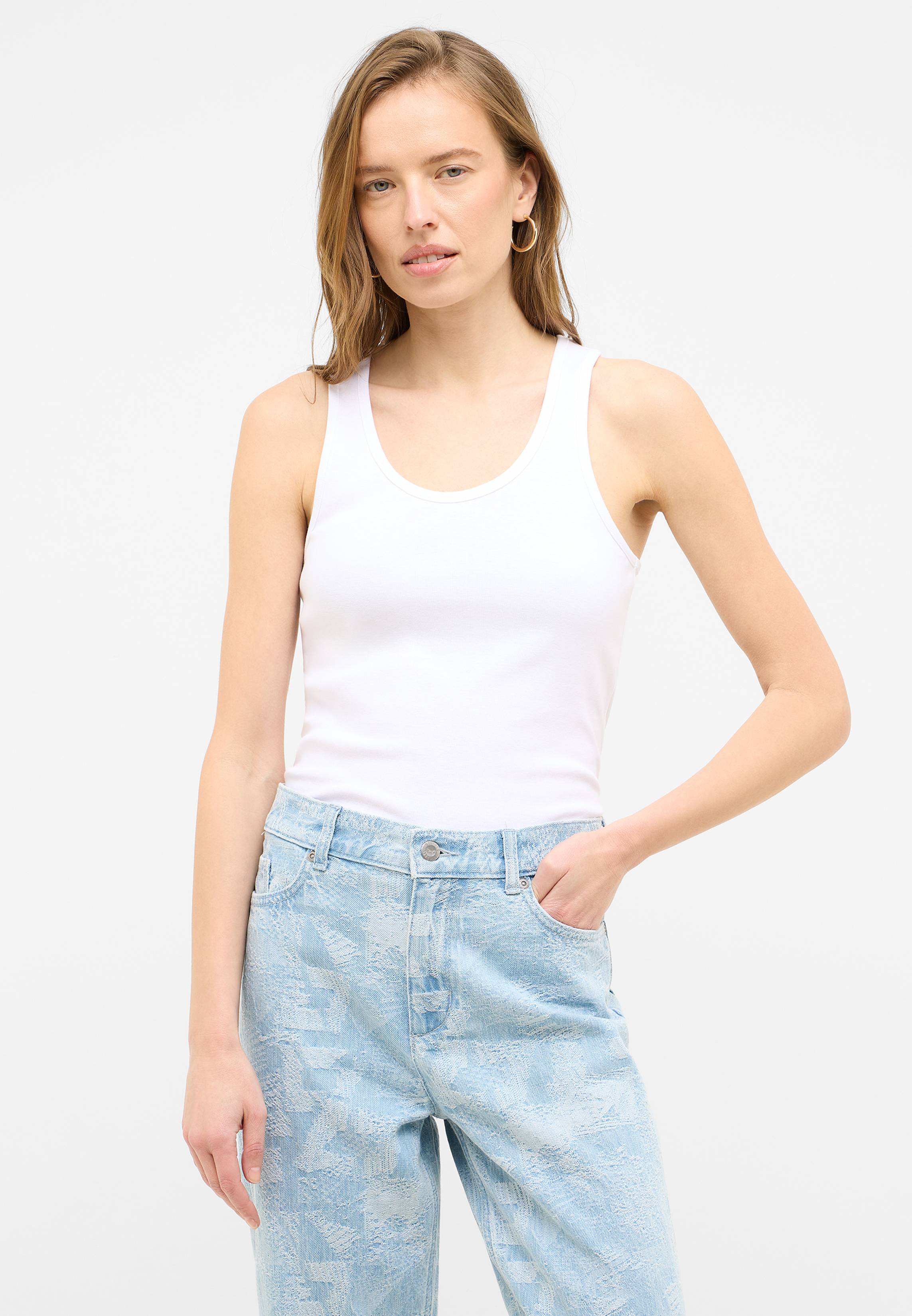 Bekleidung, Hosen, Weste, Tanktop, Person