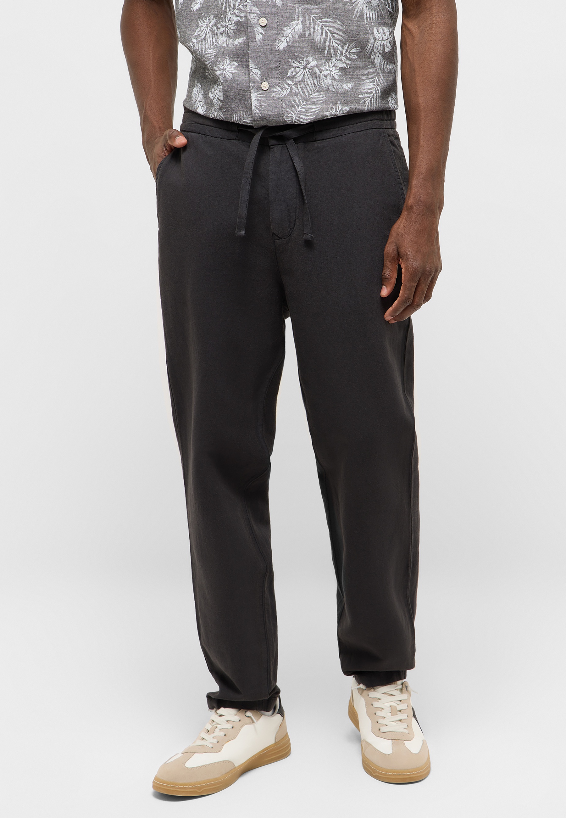 Hose, Jogginghose, Schwarz, Gummizug, Beinlang
