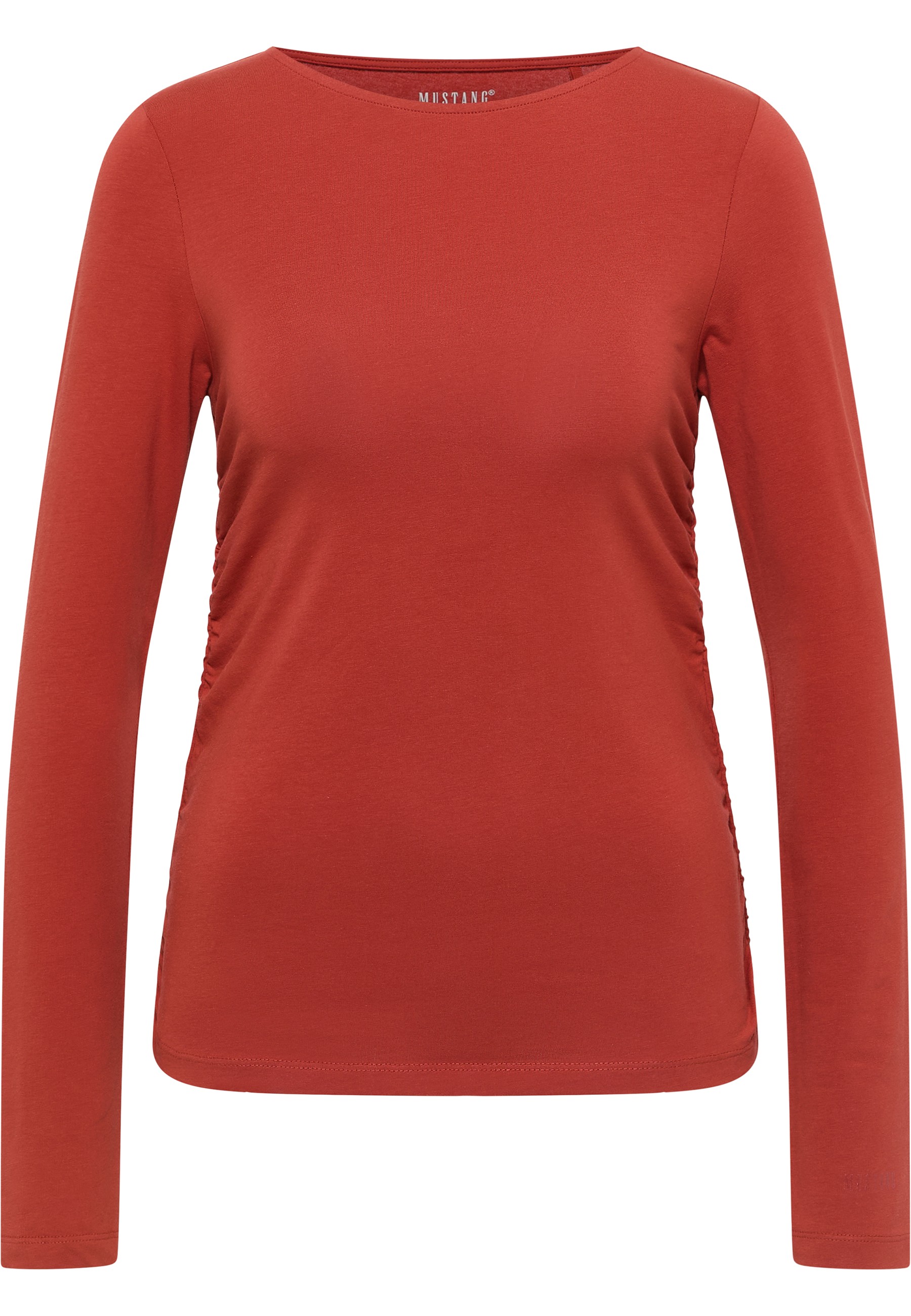 Mustang Damen Langarmshirt Style Ambrose, rot