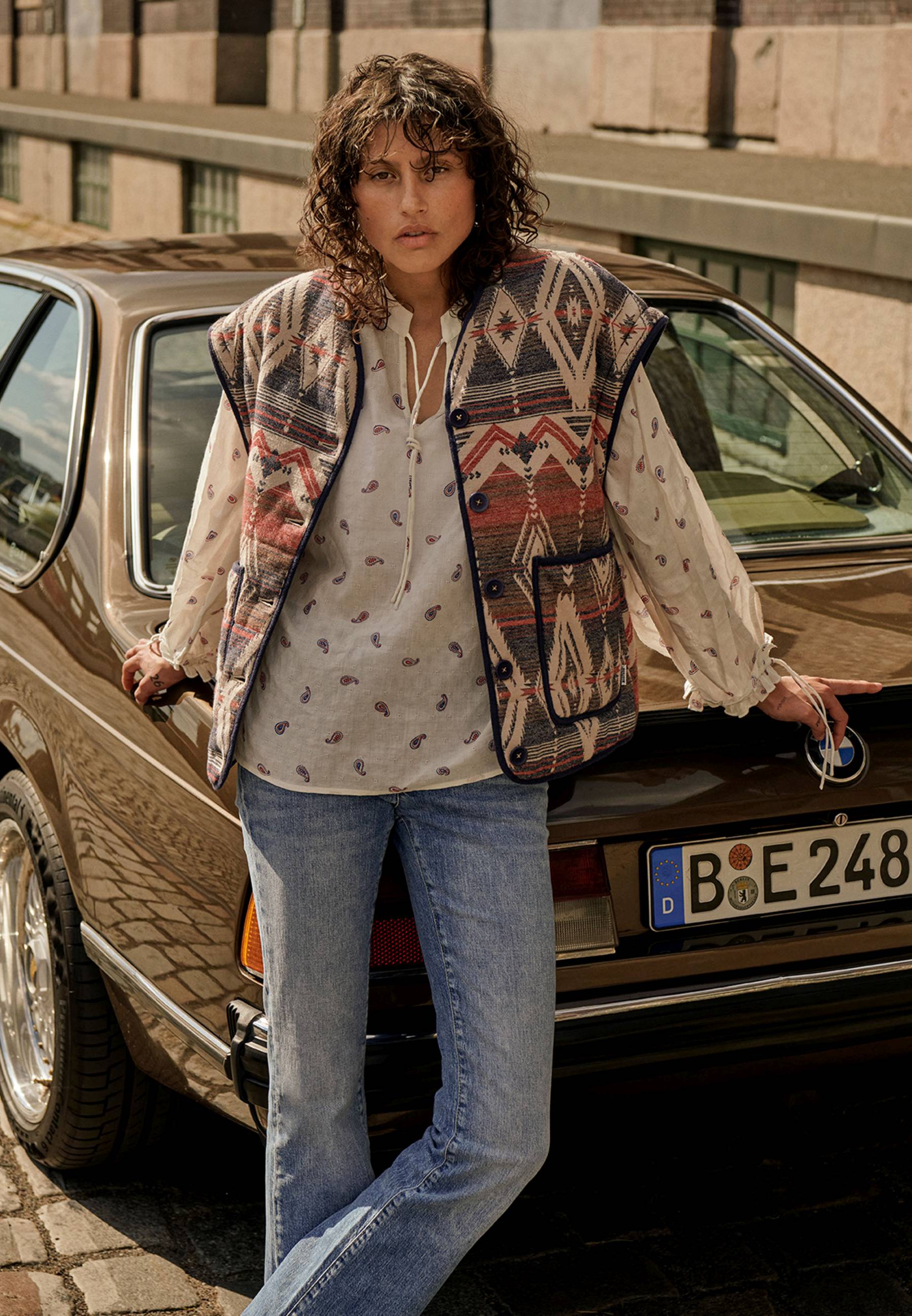 Bekleidung, Hosen, Jeans, Mantel