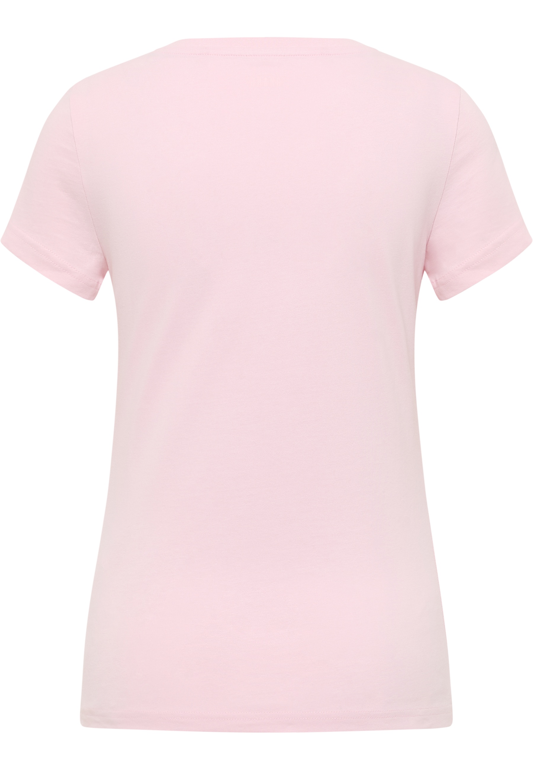 T-Shirt, Pink, Kurze Ärmel, Rundhalsausschnitt, Einfarbig