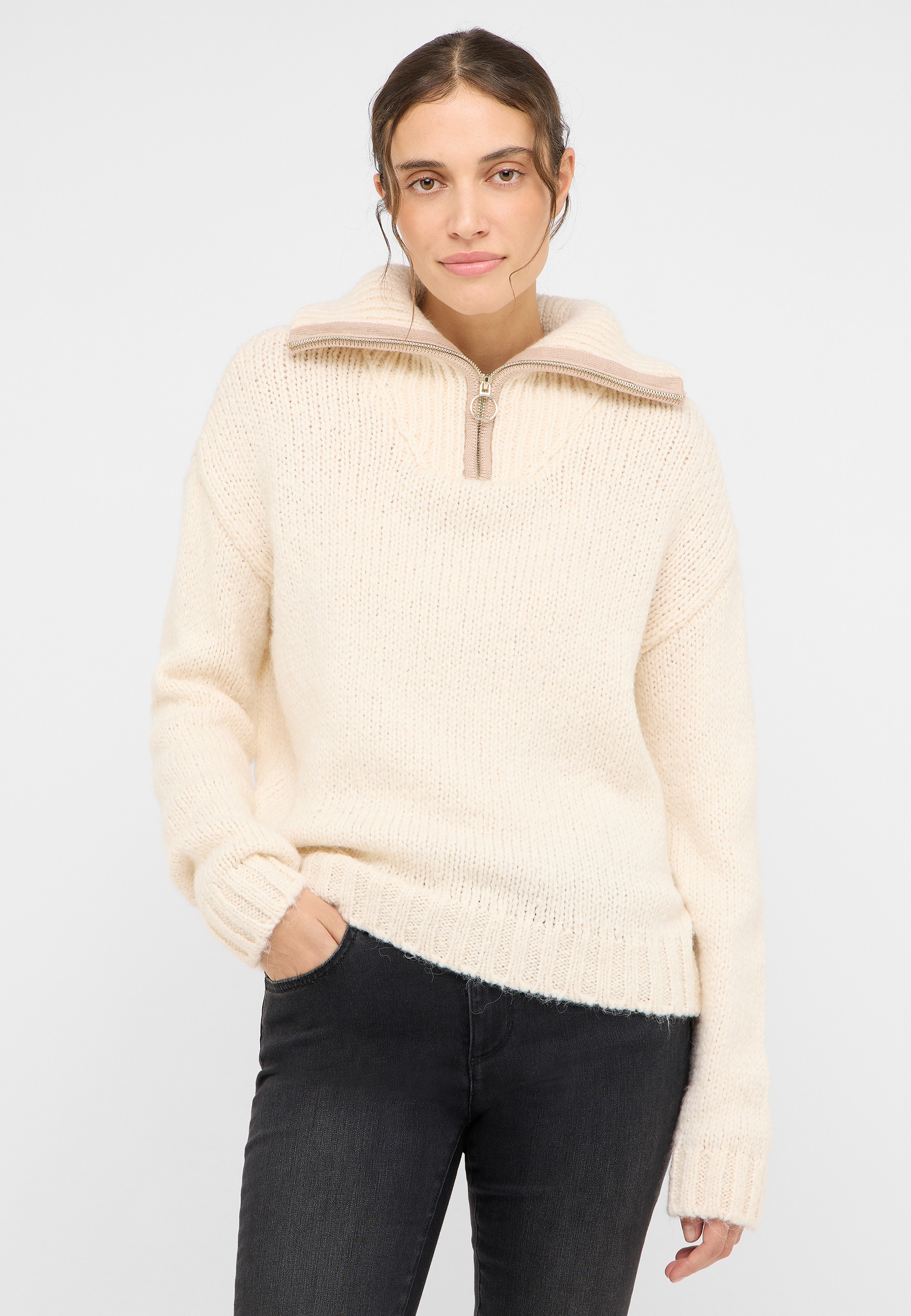 Bekleidung, Strickwaren, Pullover, Sweatshirt, Kapuzenpulli