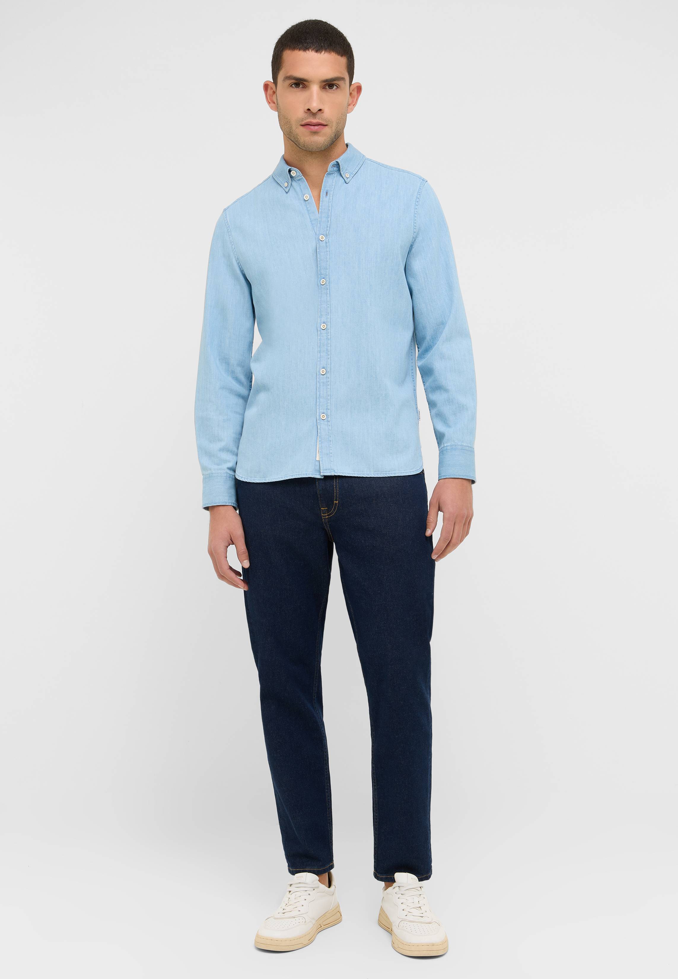 Hemd, Hosen, Langarm, Mann, Person