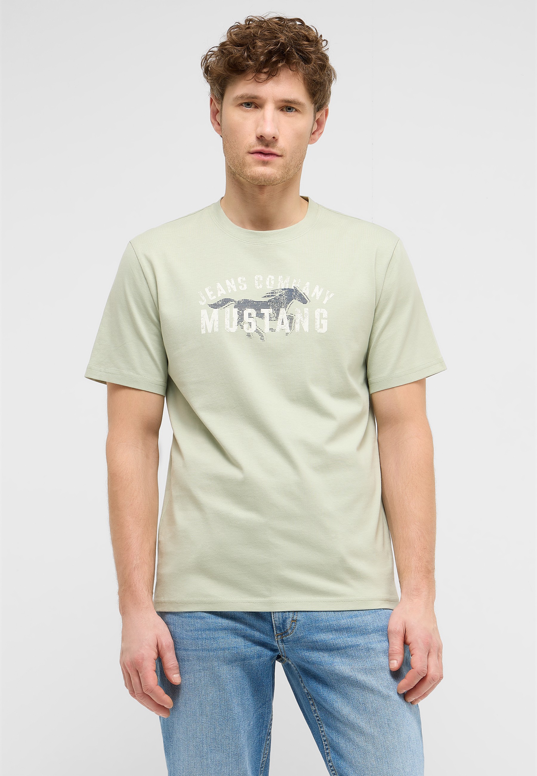 t-shirt, Rundhals, Kurzarm, Grafik, Must	nag