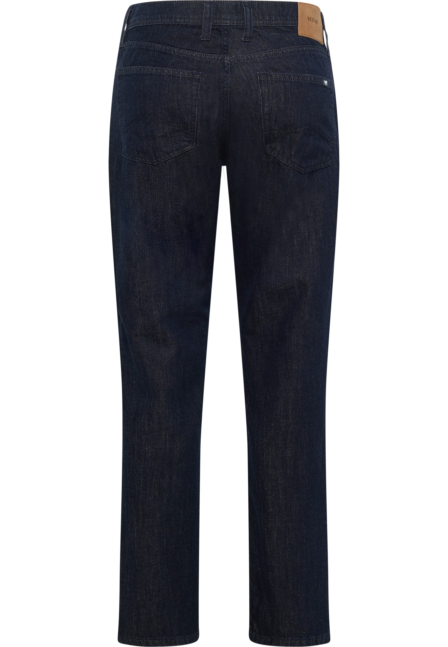 jeans, denim, back pockets, dunkelwasch, gerade bein