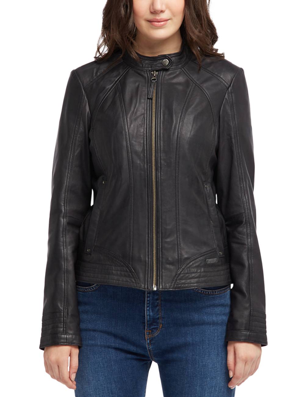 Bekleidung, Mantel, Jacke, Jacke aus Leder