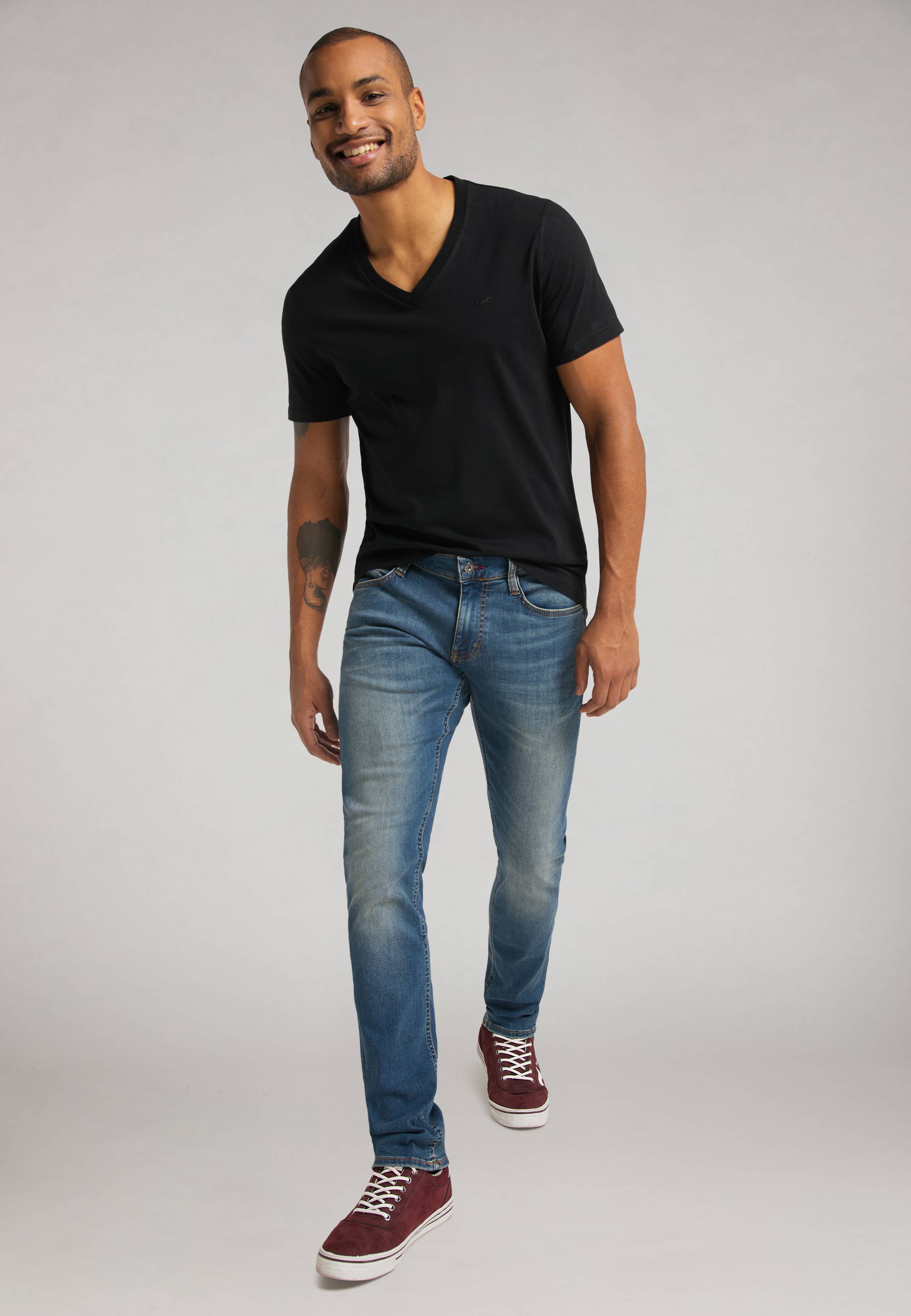 T-Shirt Style  V-Neck