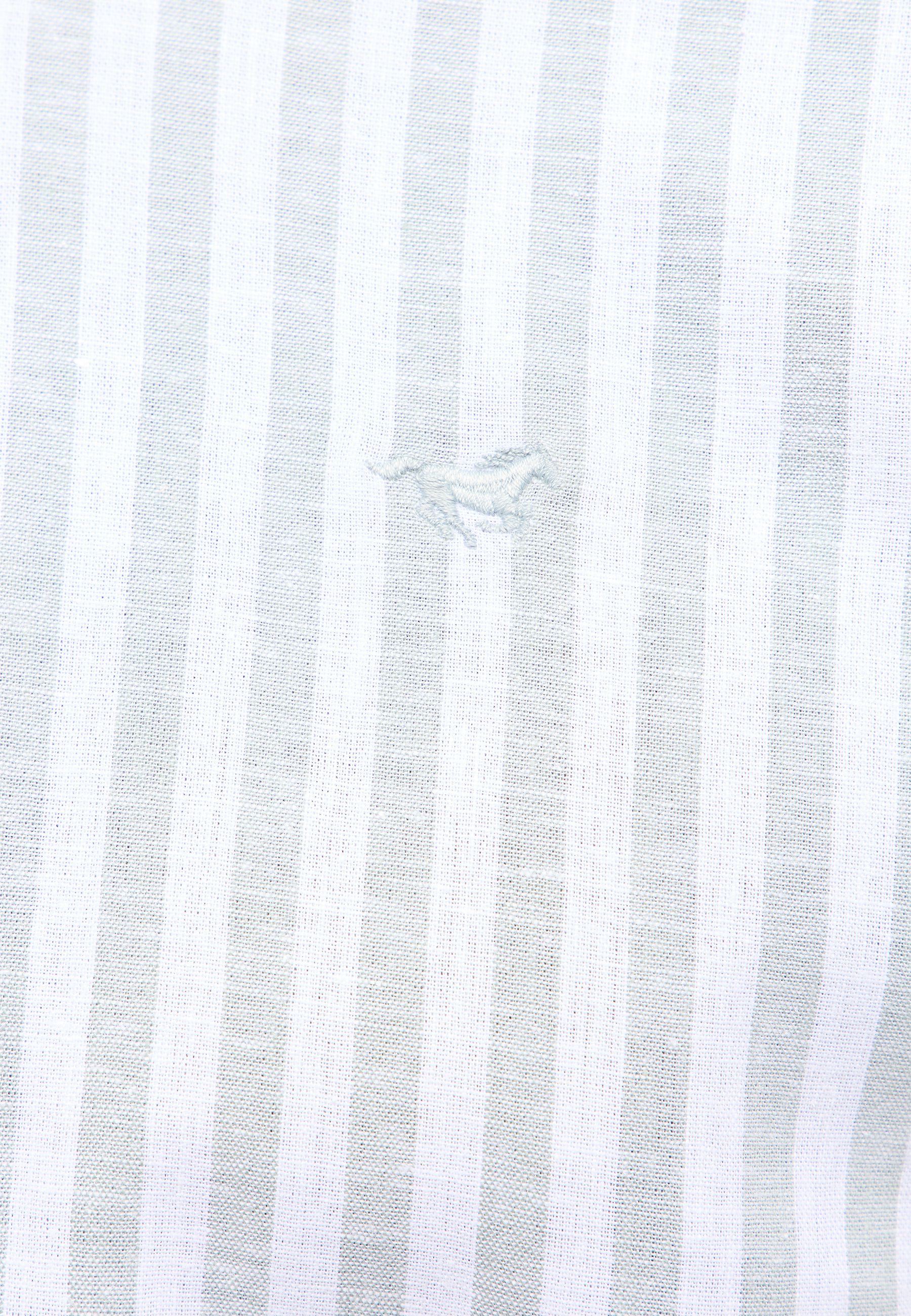 Hemd, gestreift, Nähstich Brusttasche, hellblau, Baumwolle