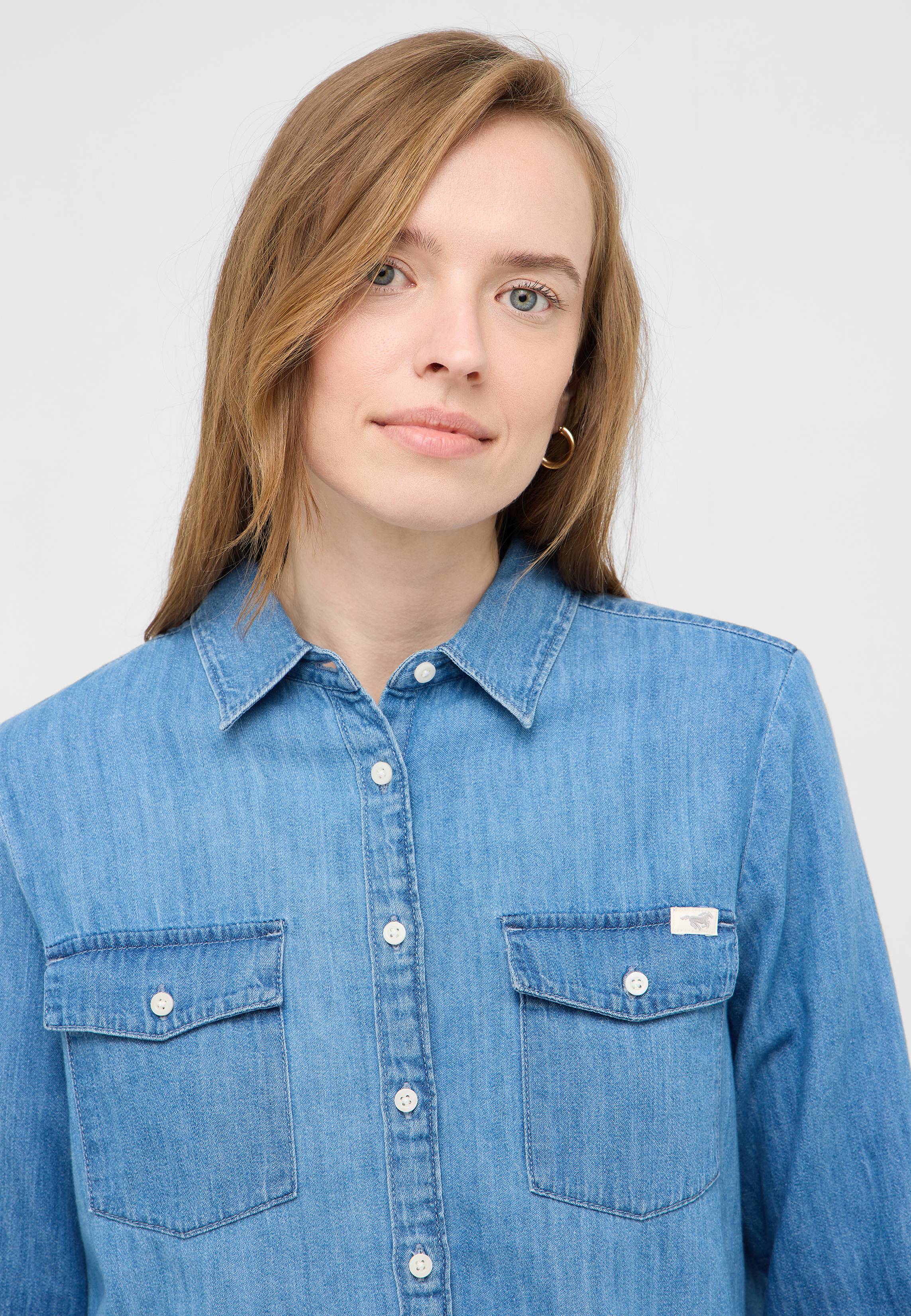 Hosen, Jeans, Langarm, Hemd, Portrait