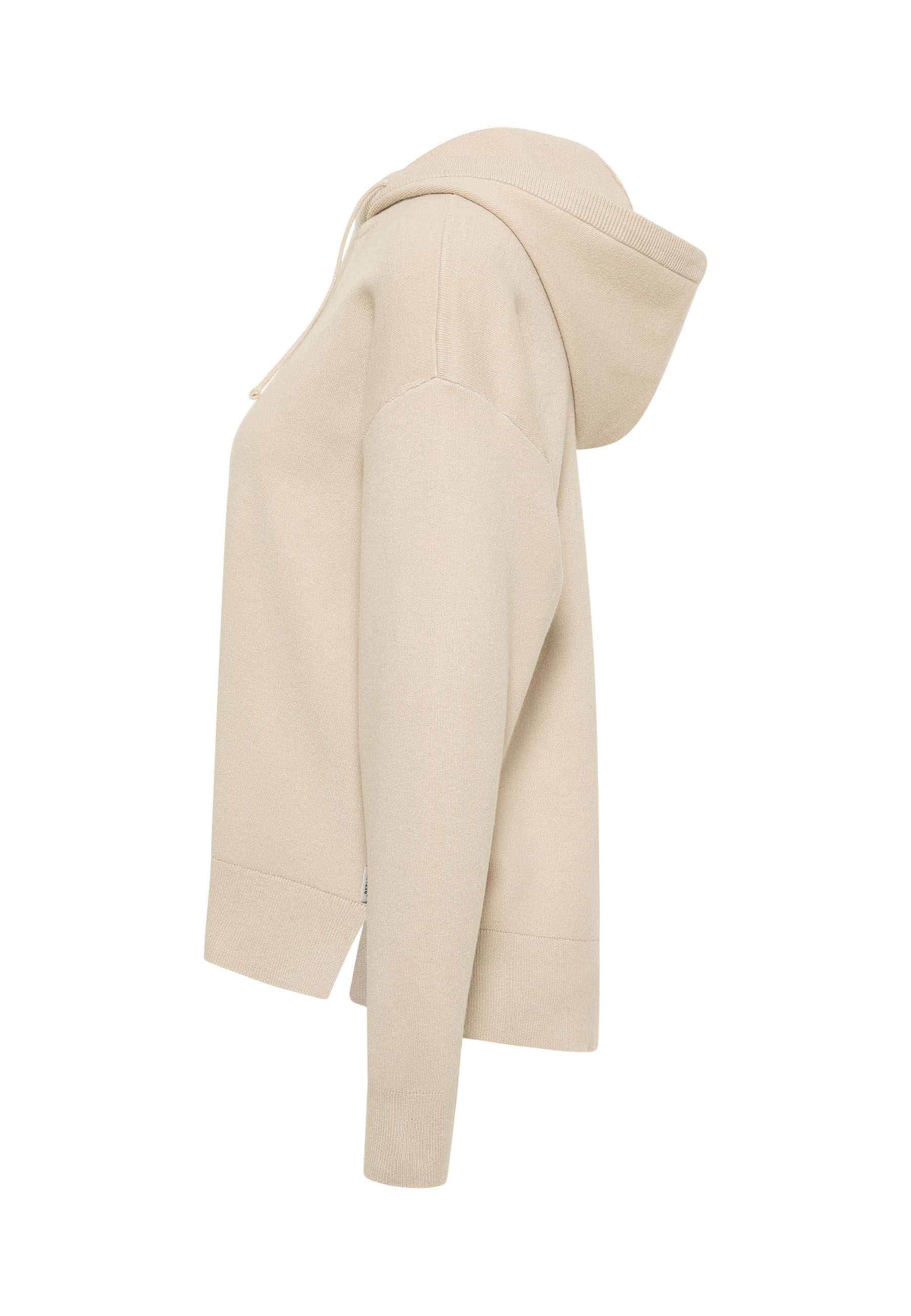 Hoodie, Beige, Sweatshirt, Kapuze, Kapuzen-Design