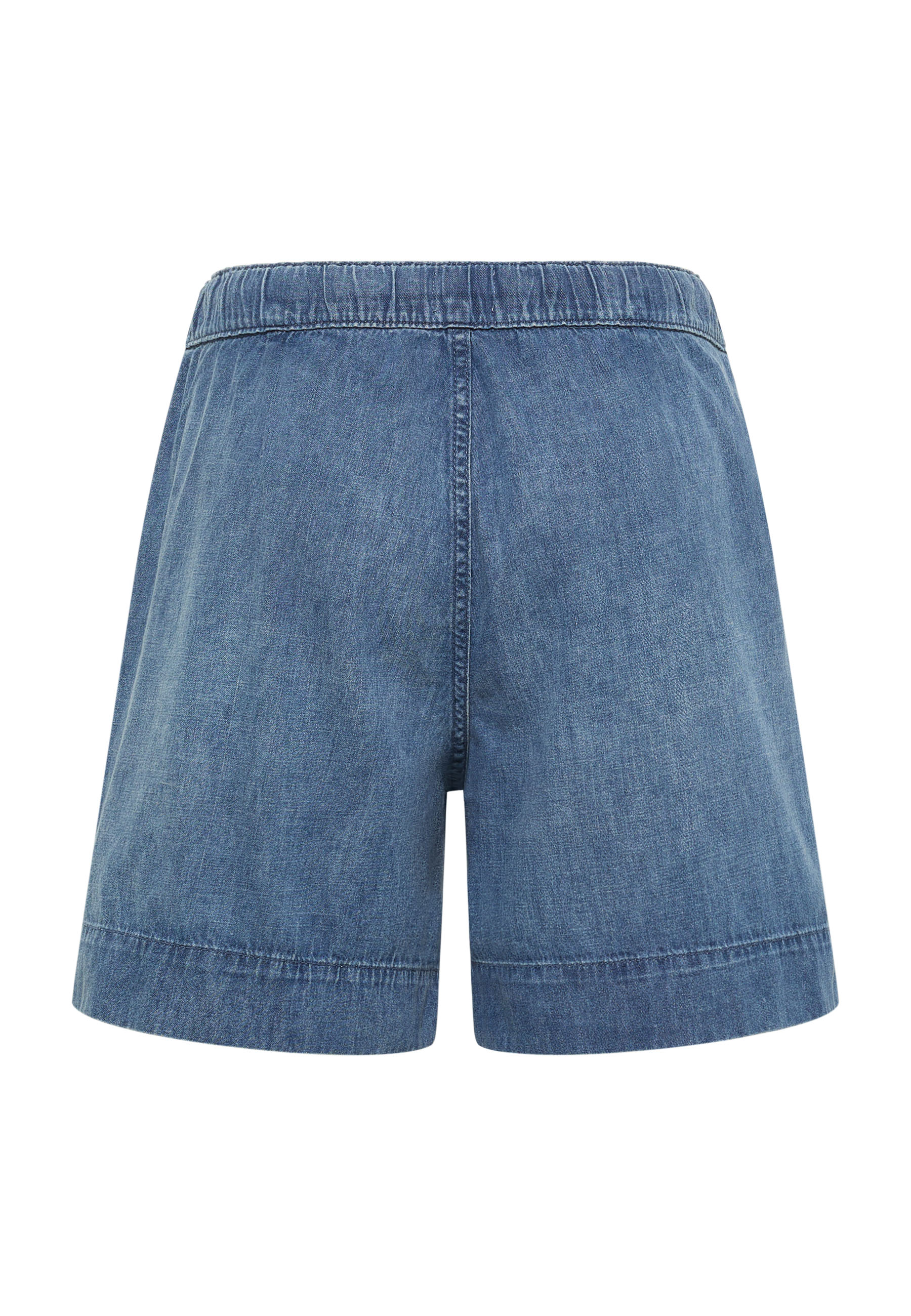 Denim, Kurzshorts, Jeans, Blau, Elastischer Bund