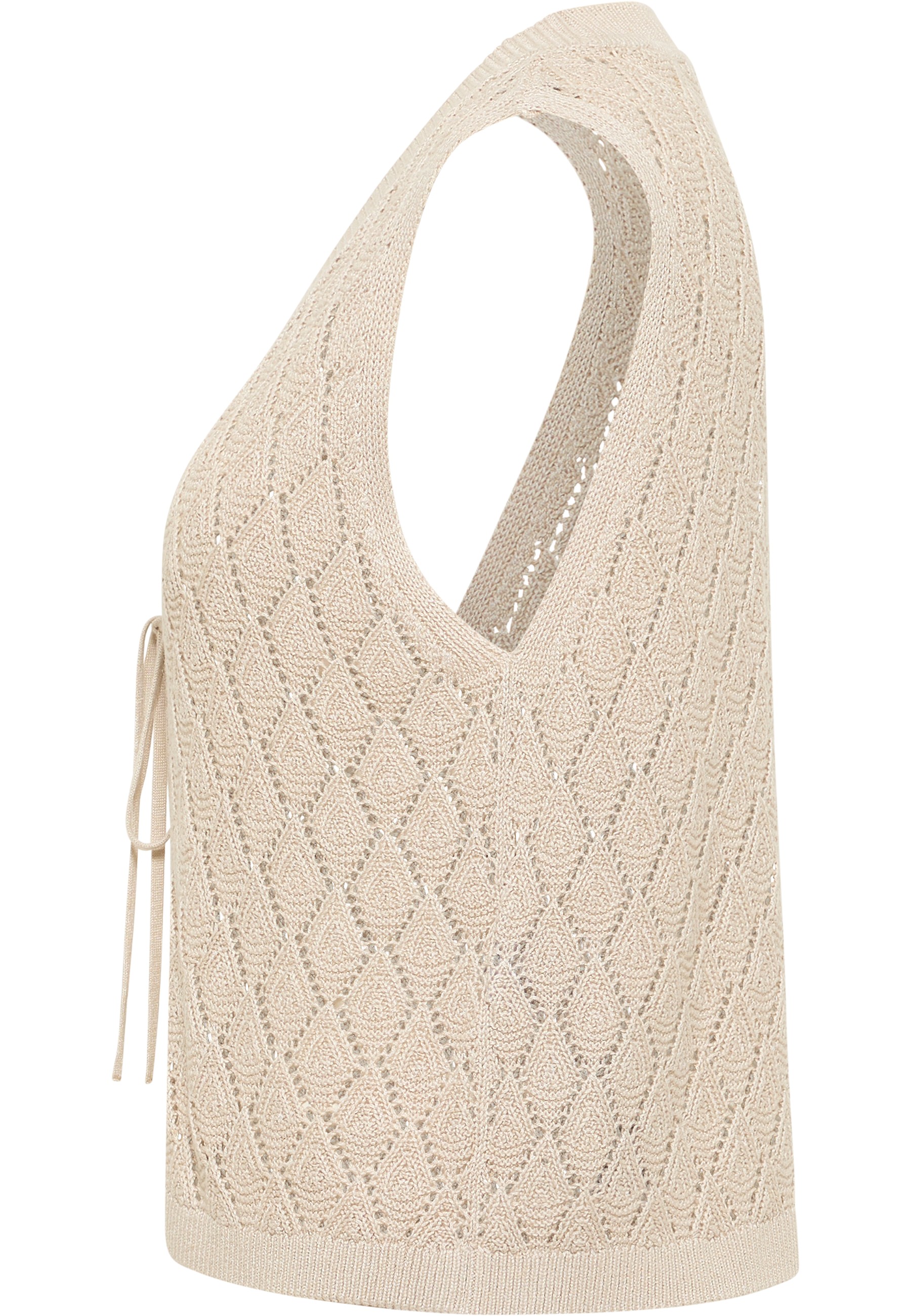 handbag, knit, beige, open-top, shoulder bag