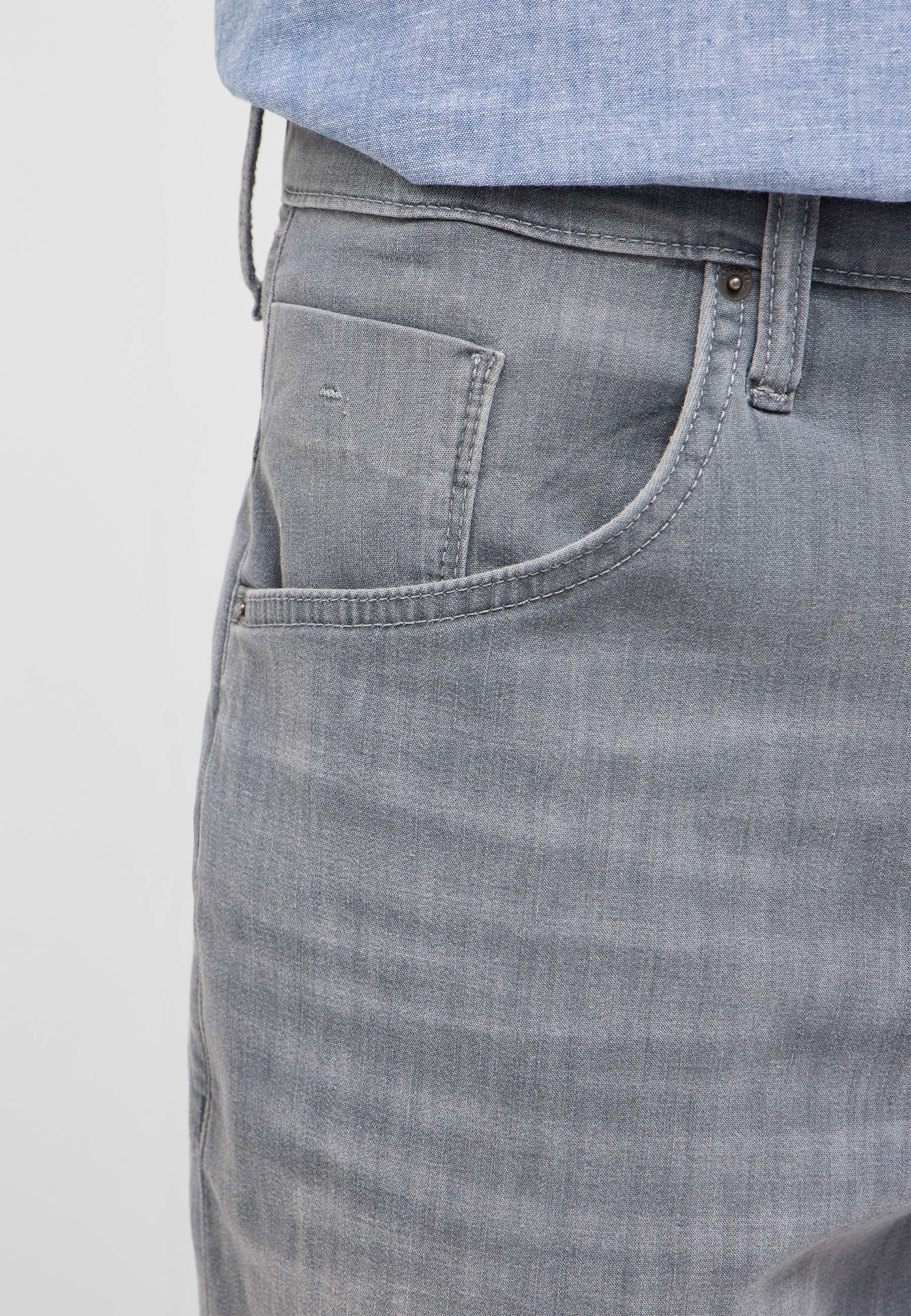 Jeans, Hose, Jeansstoff, Grau, Fronttasche