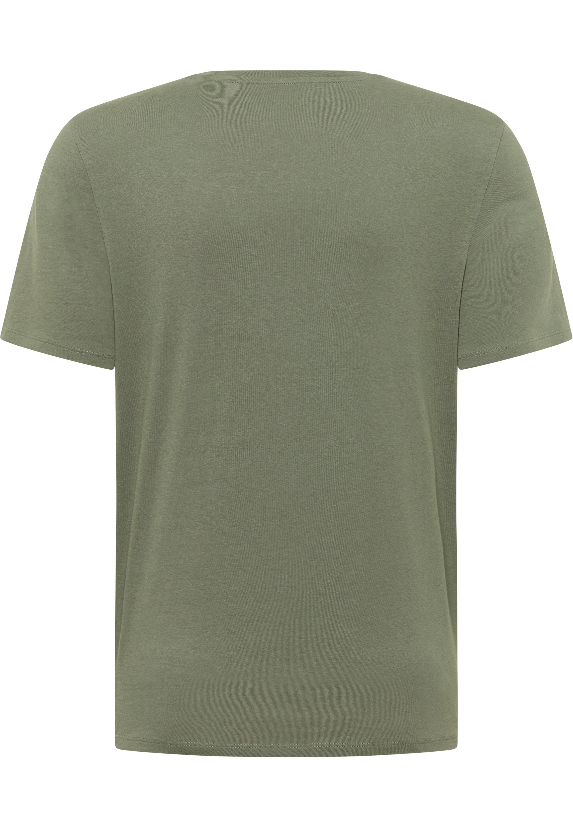 T-Shirt, Kurzarm, Uni-Farbe, Baumwolle, Grün