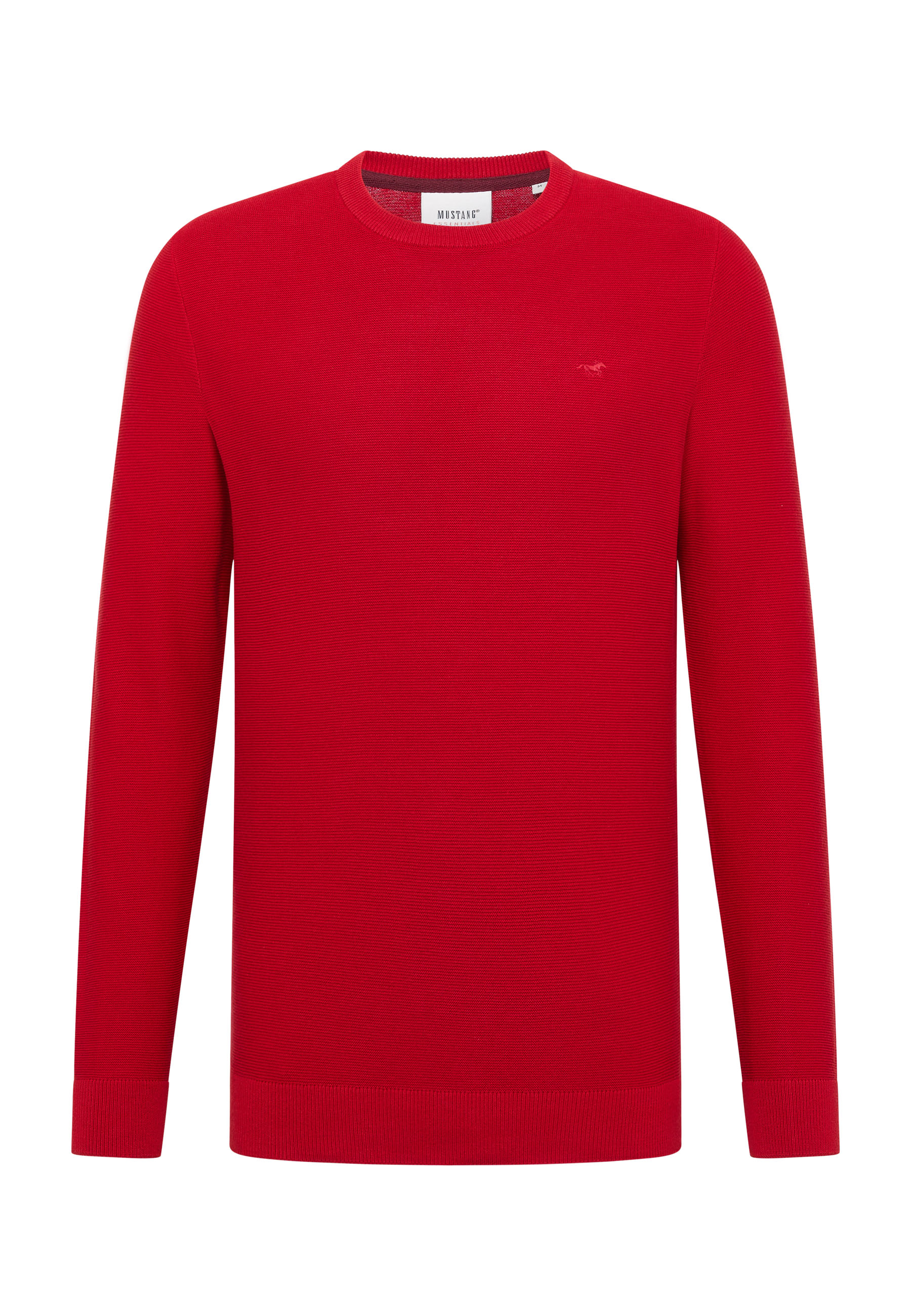 pullover, rot, Rundhalsausschnitt, Strick, Langarm