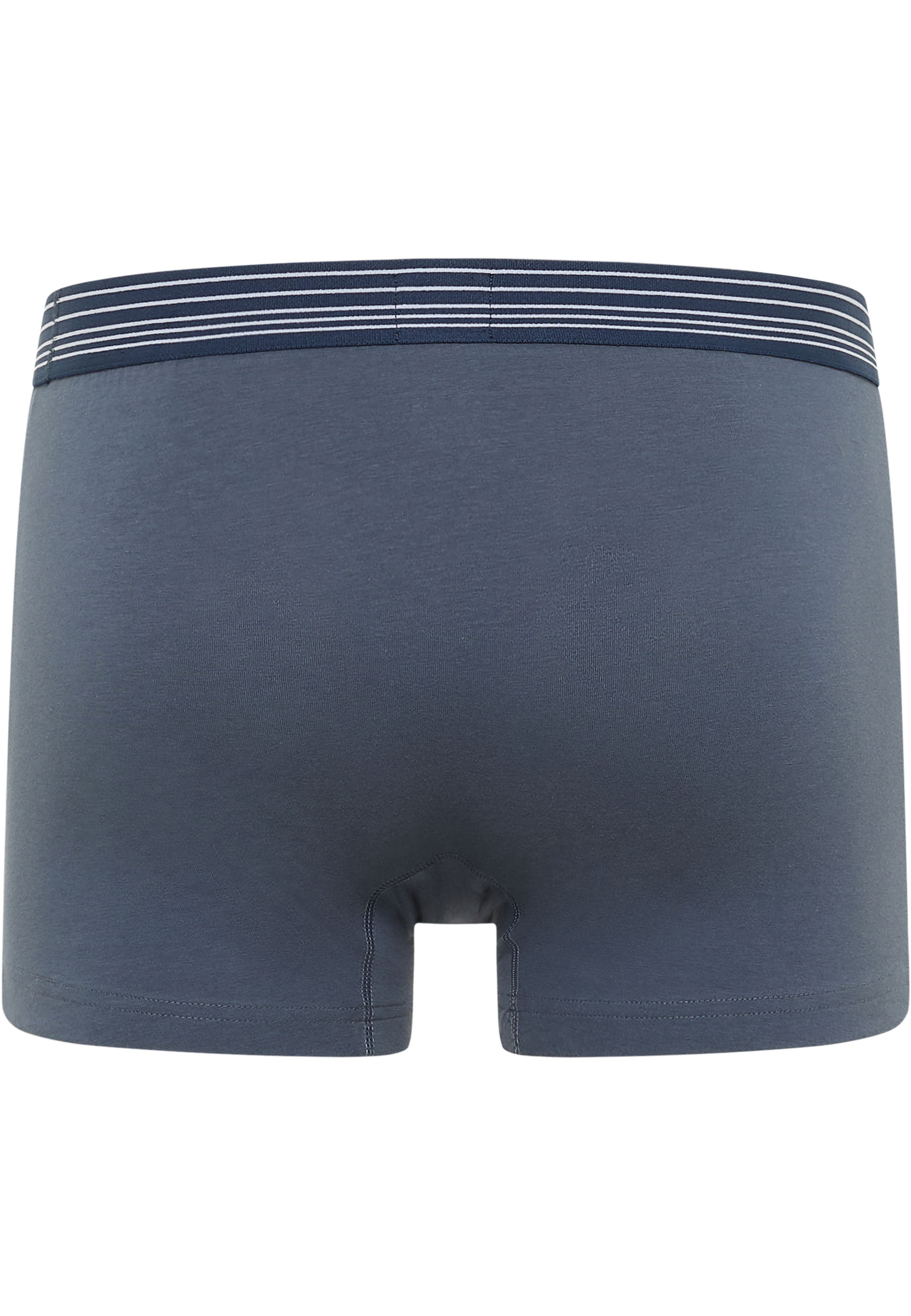 Boxer, Unterwäsche, Mitternachtsblau, gestreifte Taillenband, Dehnbare Stoff]]}{, error