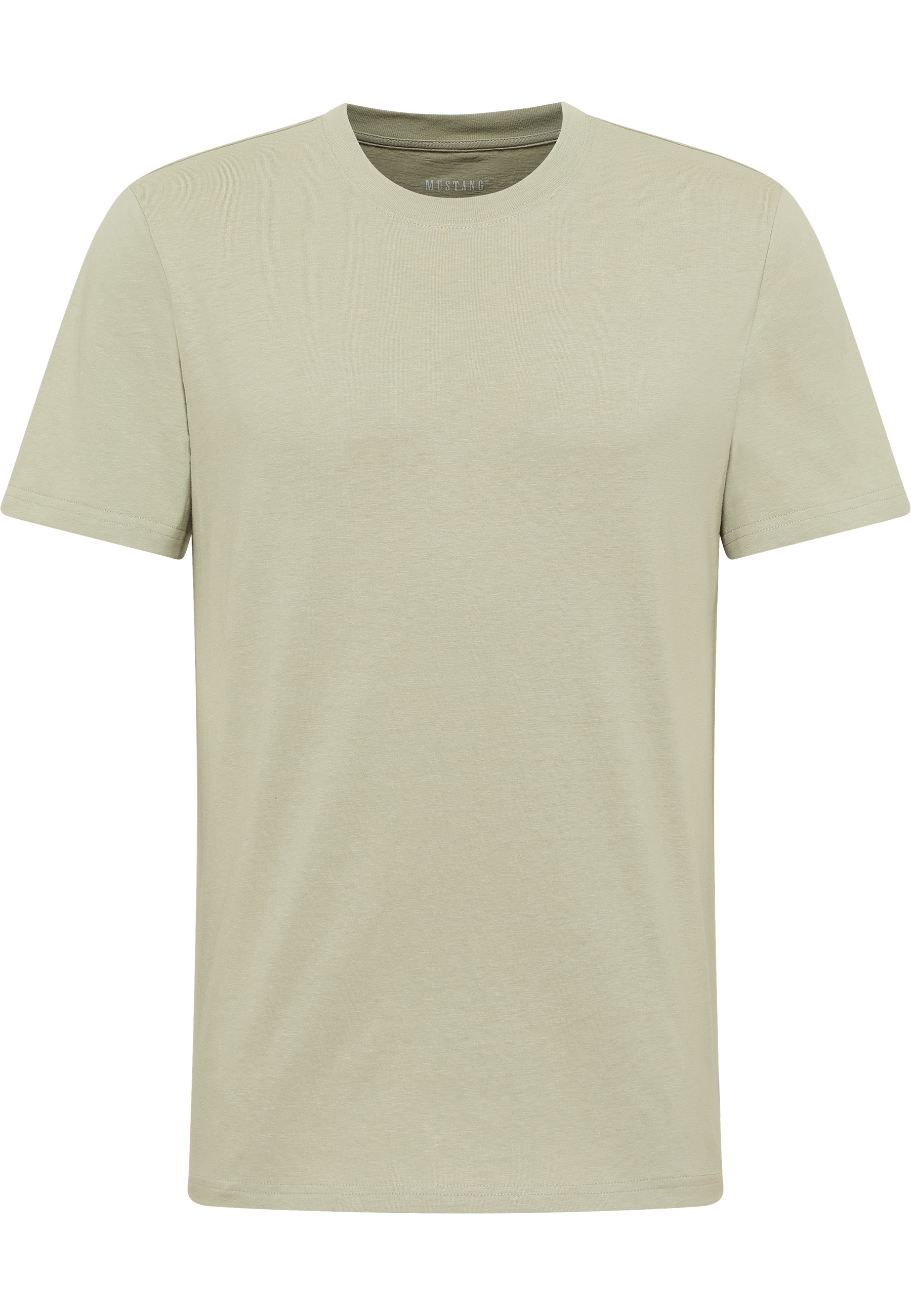 T-Shirt, Kurzarm, Beige, Unifarben, Kleidung