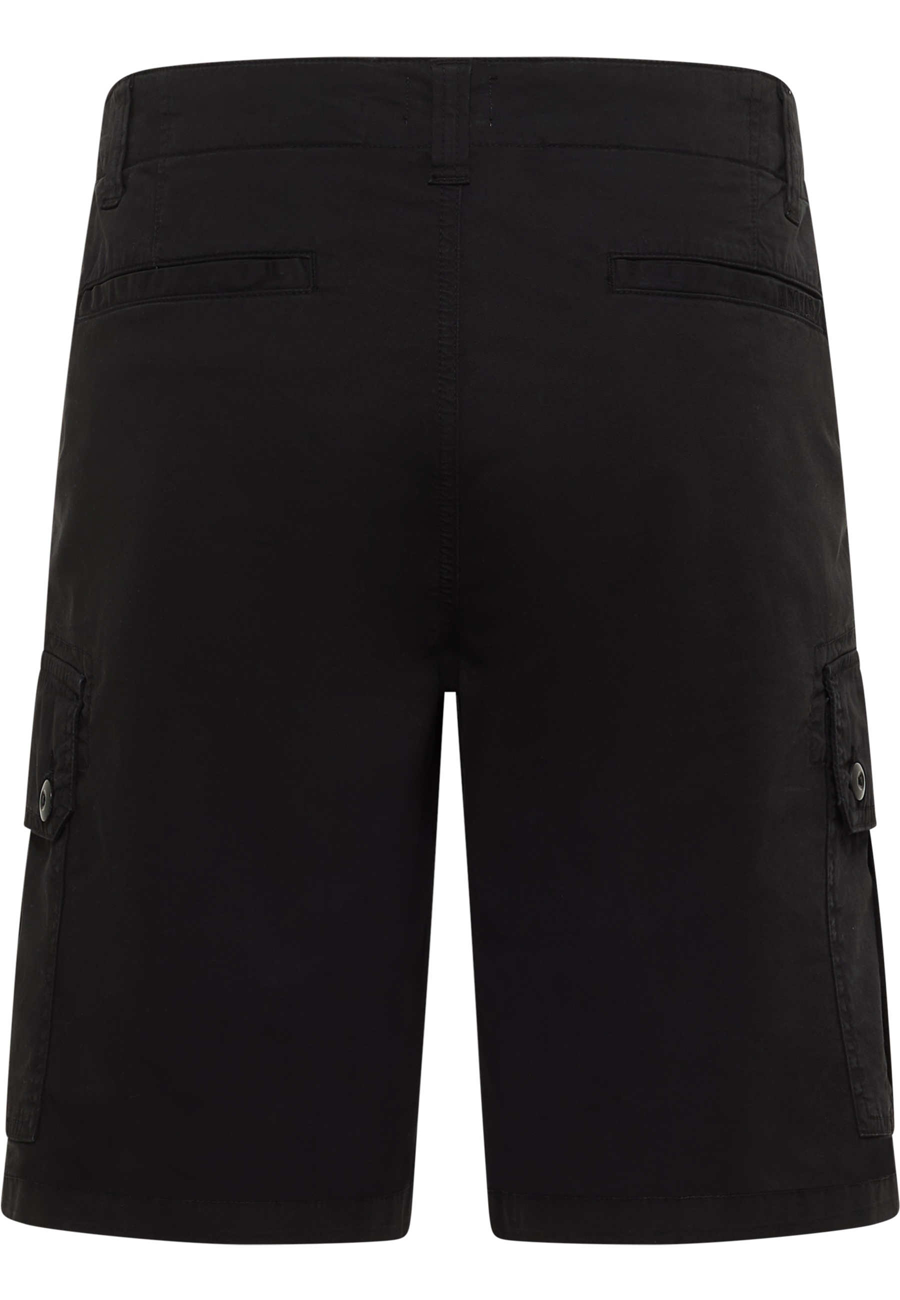 kurze hosen, cargo shorts, schwarz, cargo taschen, rückseite