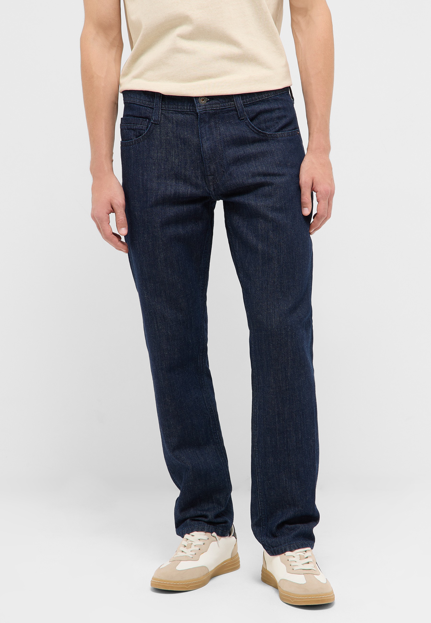 Jeans, Dunkelblau, Straight leg, Denim, Hose