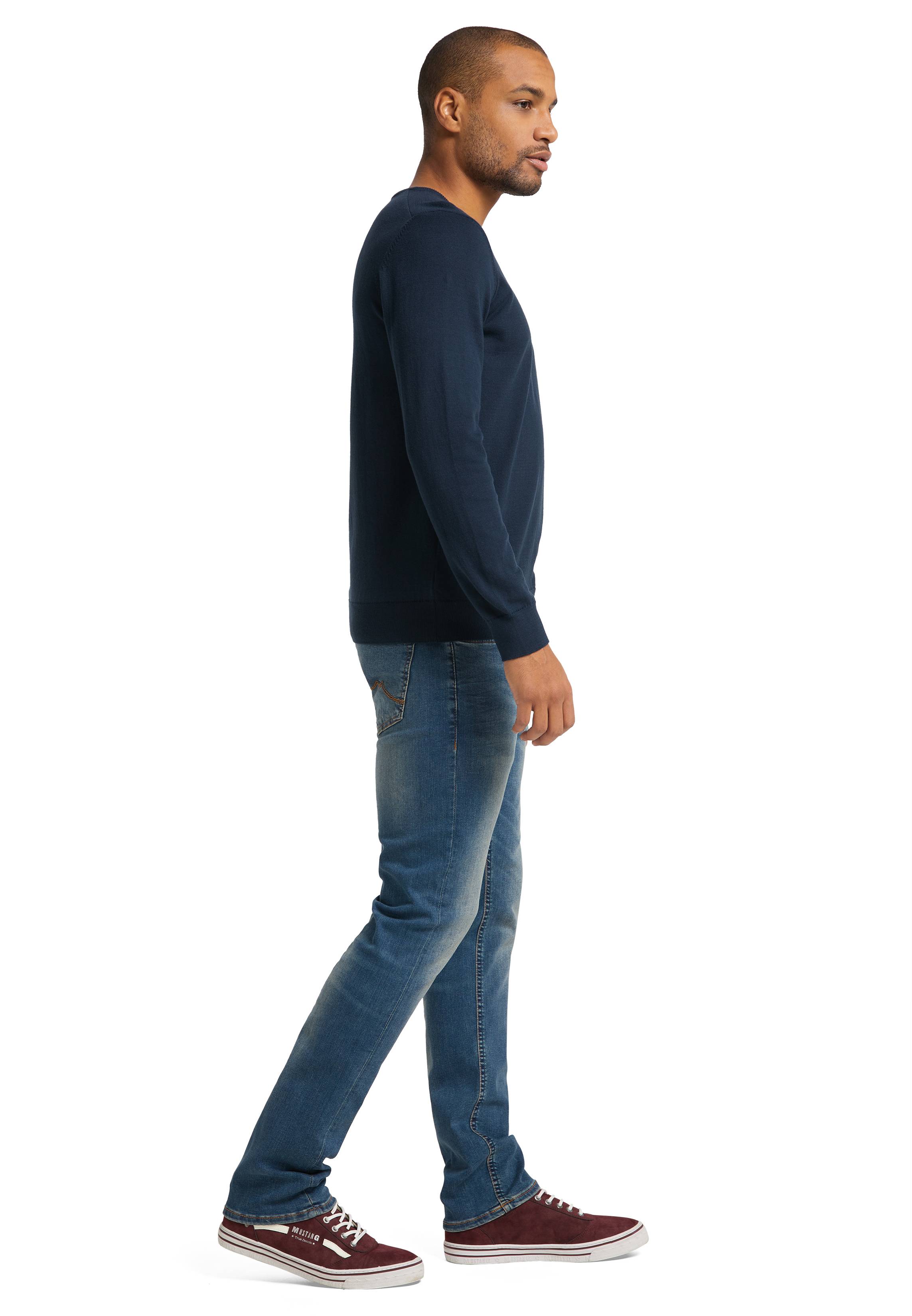 Langarmpullover Basic V-Neck Jumper