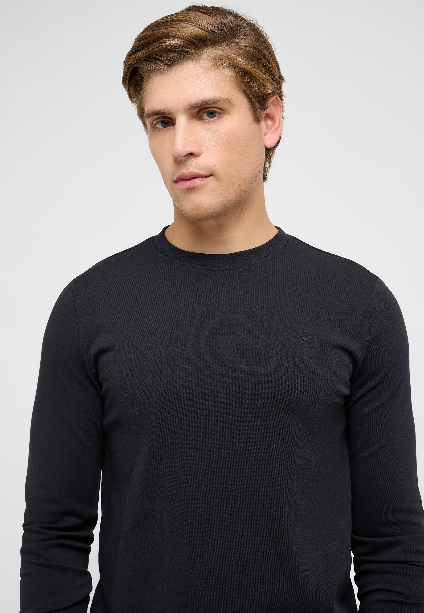 Langarm, Ärmel, T-shirt, Mann, Person