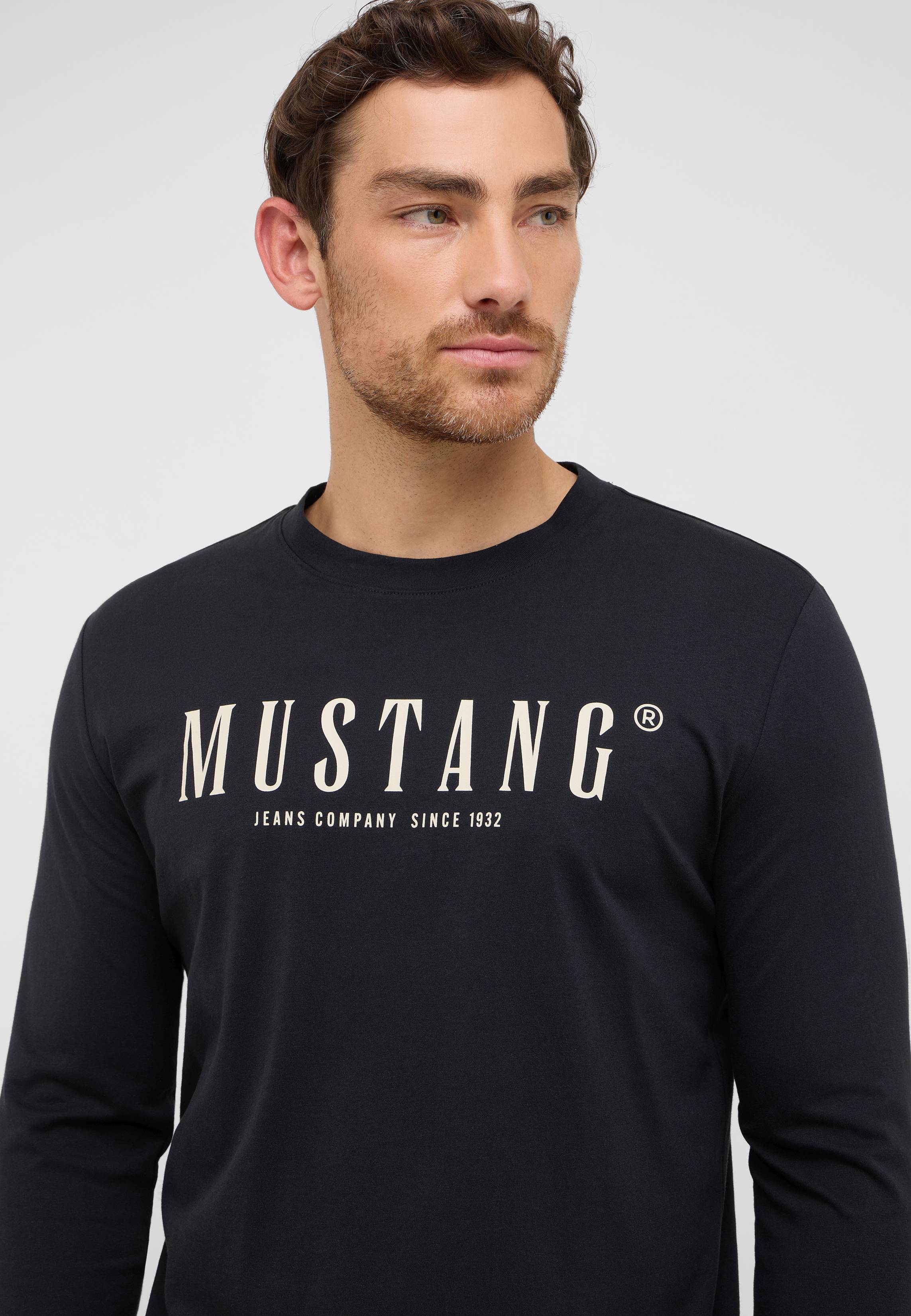 Langarm, Ärmel, T-Shirt, Mann, Person