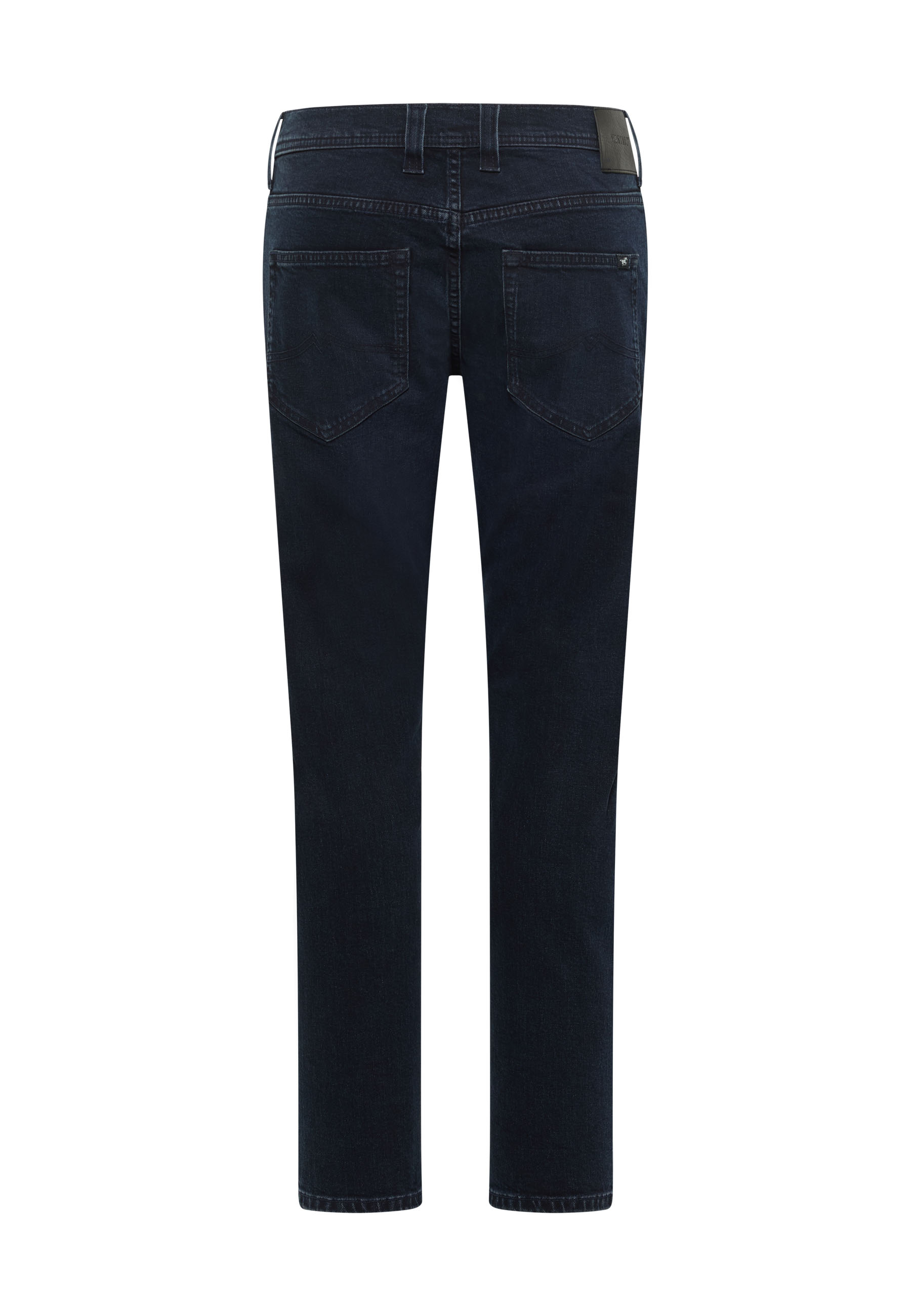 Jeans, Navy, Back pockets, Denim, Straight leg